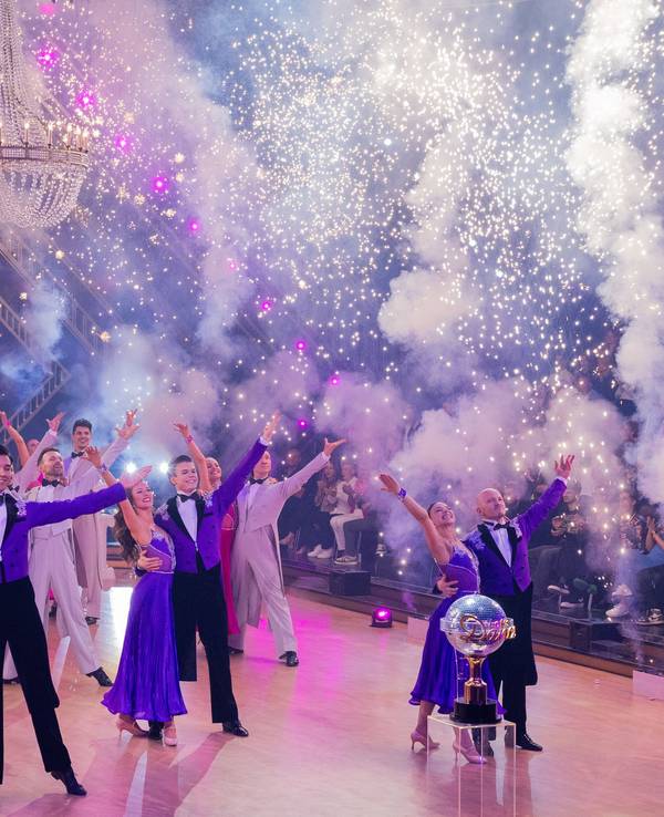 Die drei Finalisten stehen im Finale der RTL-Tanzshow „Let's Dance“ im Coloneum.