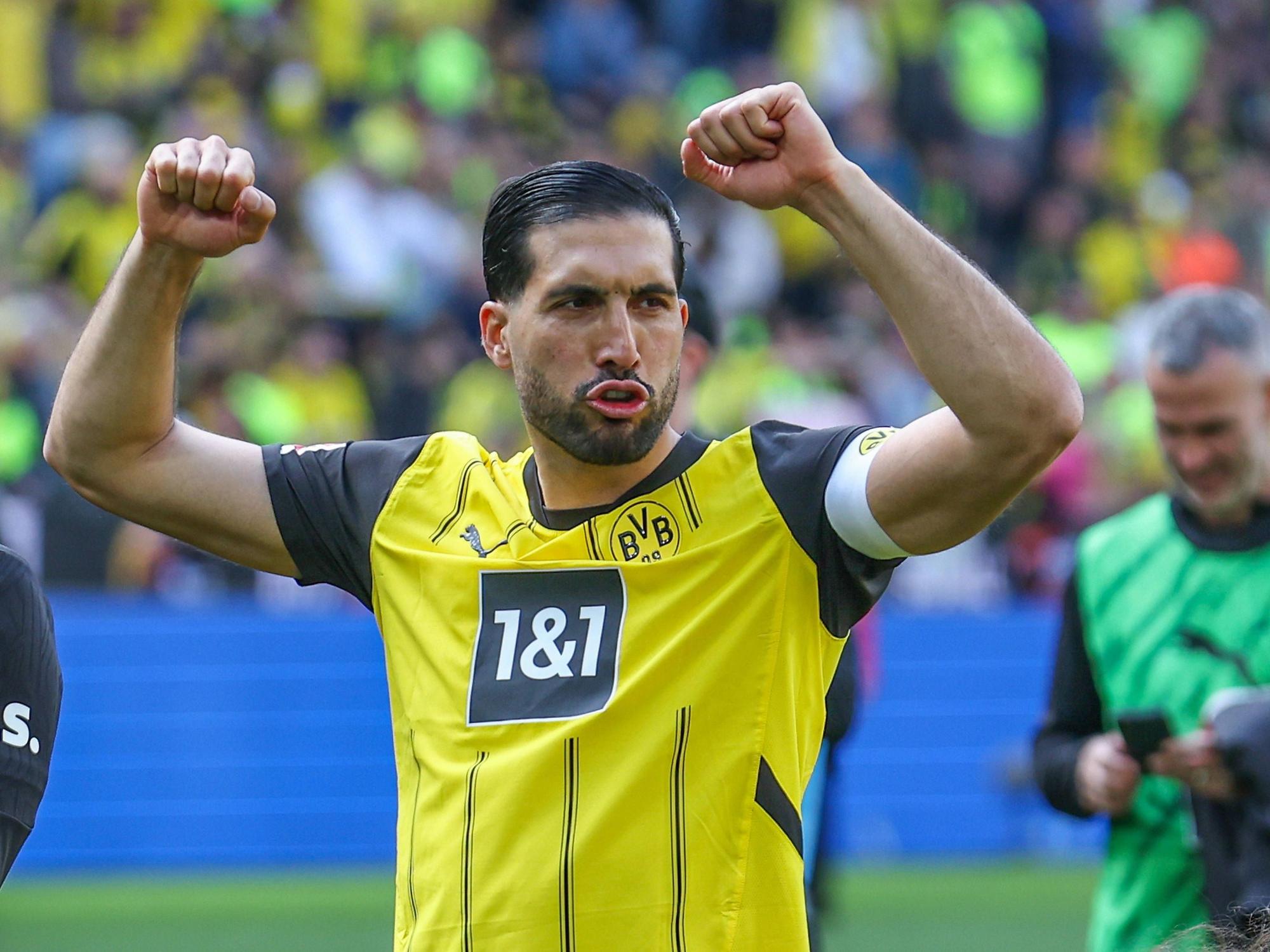 Emre Can jubelt.