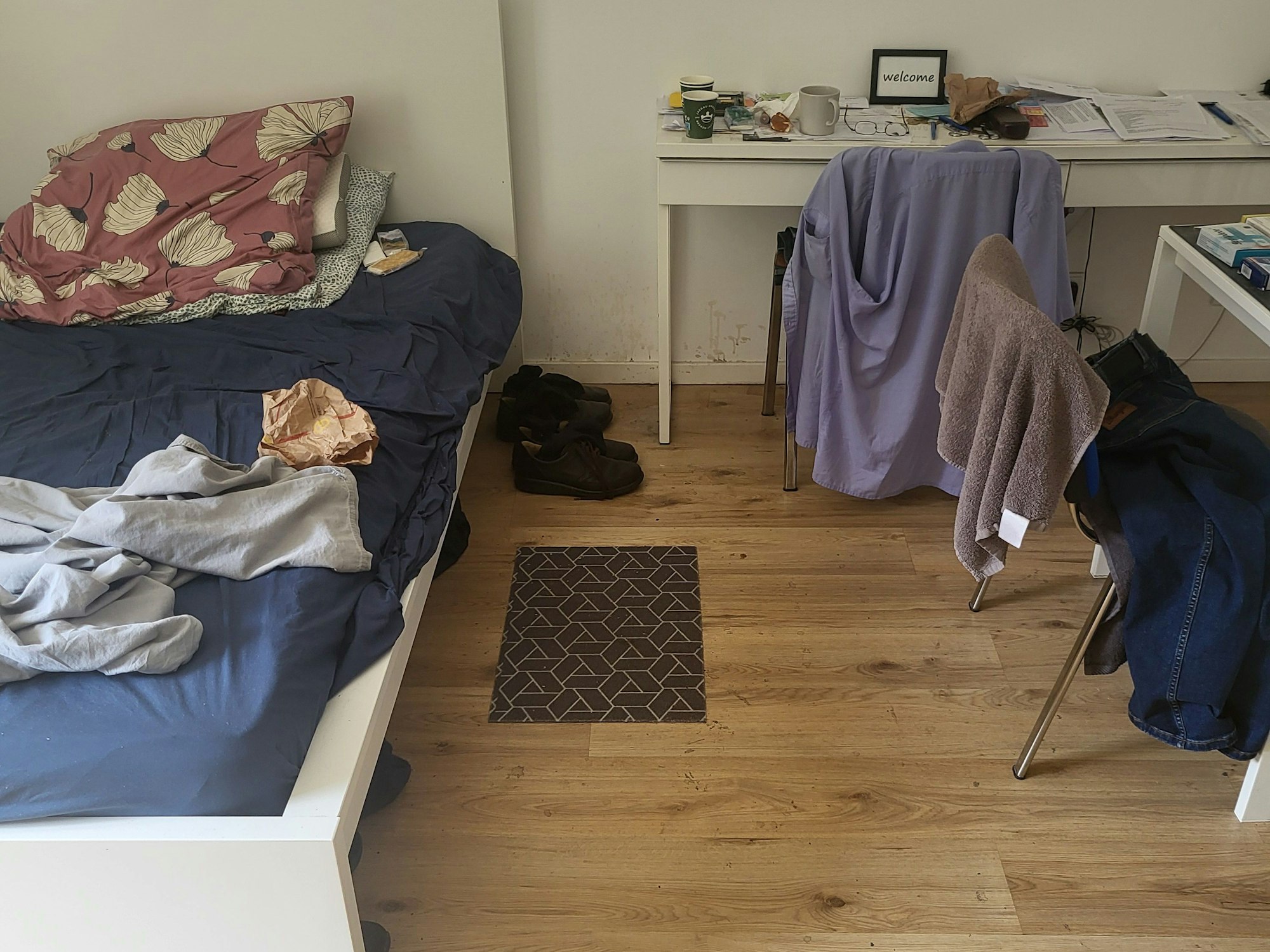 Blick in die 1250-Euro-Mietwohnung in der Roonstraße in Köln.