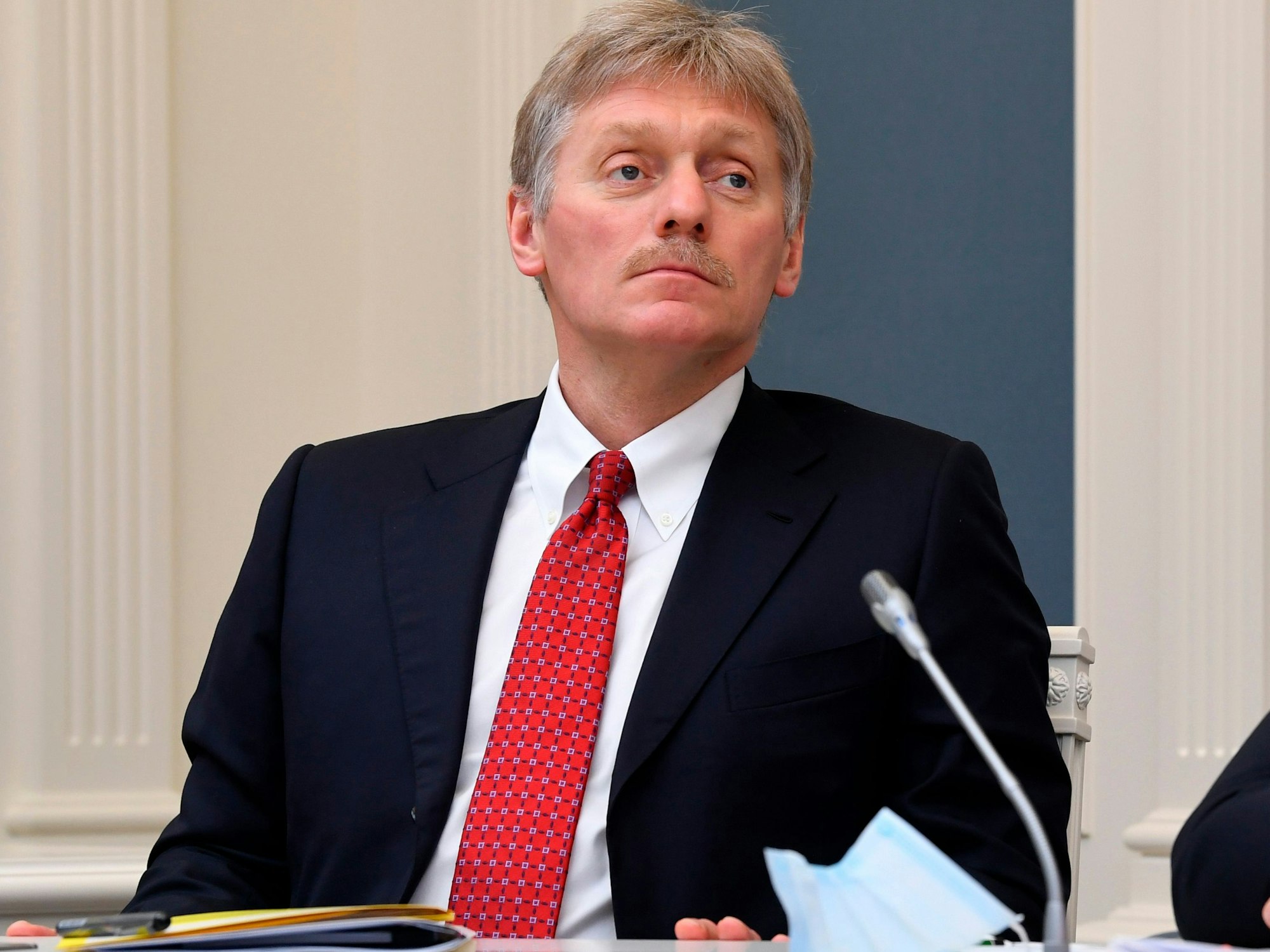 Dmitri Peskow, Sprecher des russischen Präsidenten Putin (Archivbild)