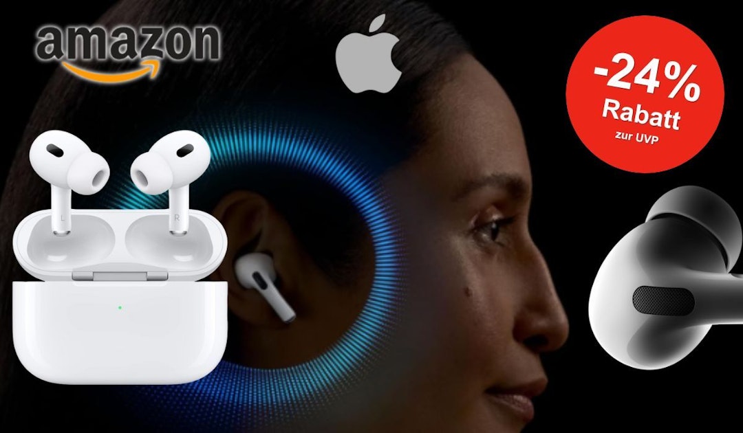 Apple AirPods Pro 2 im Amazon-Sale: Sichern Sie sich Top-Kopfhörer mit bis zu 24% Rabatt!