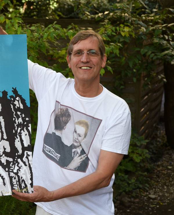 Cornel Wachter mit seinem Dom-Bild