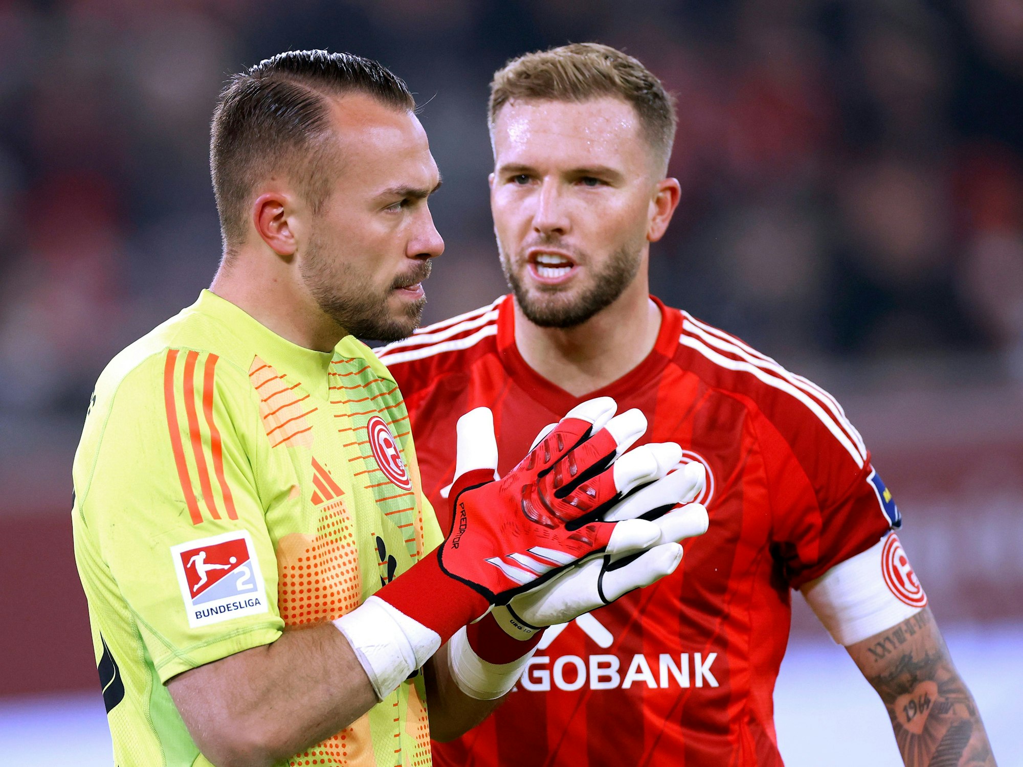 Florian Kastenmeier und André Hoffmann nach einer Aktion.