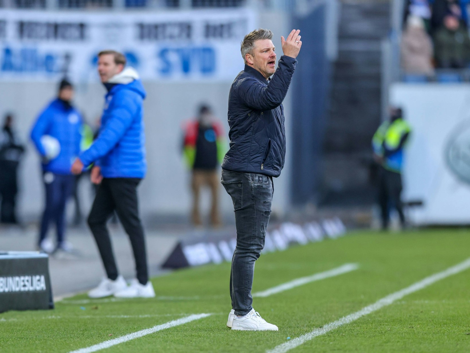 Lukas Kwasniok beim Spiel gegen Darmstadt.