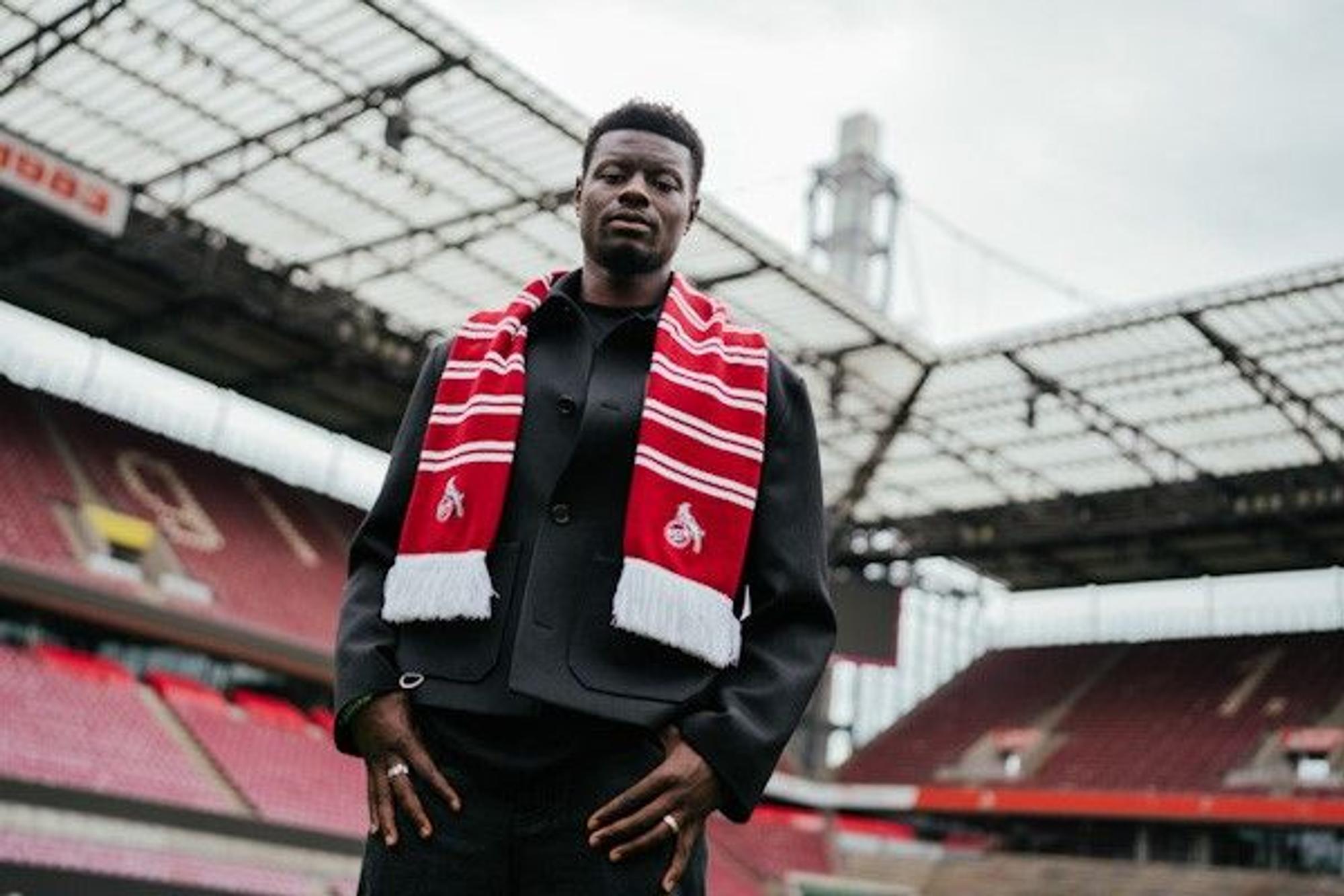 Ragnar Ache bei seiner Vorstellung beim 1. FC Köln.