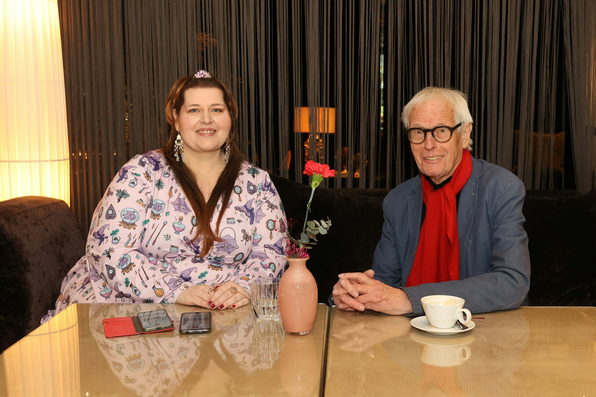 Interview mit Nicole Jäger im Savoy Hotel.