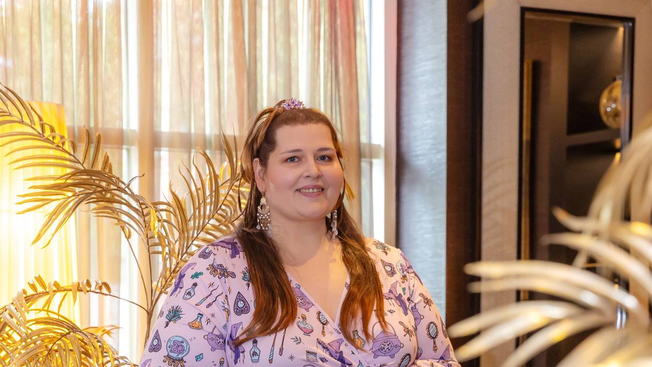 Interview mit Nicole Jäger im Savoy Hotel.