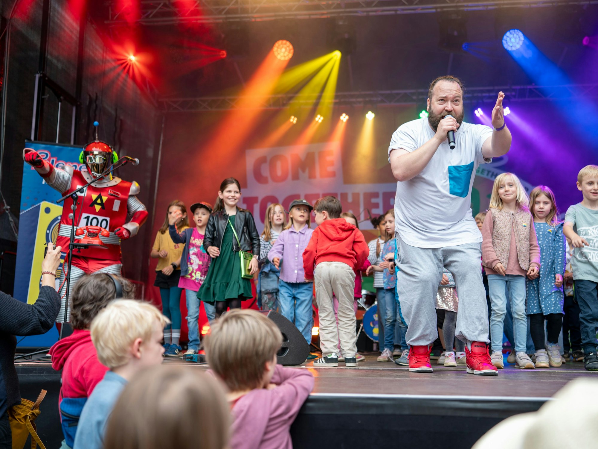 Pelemele beim Come-Together-Cup.