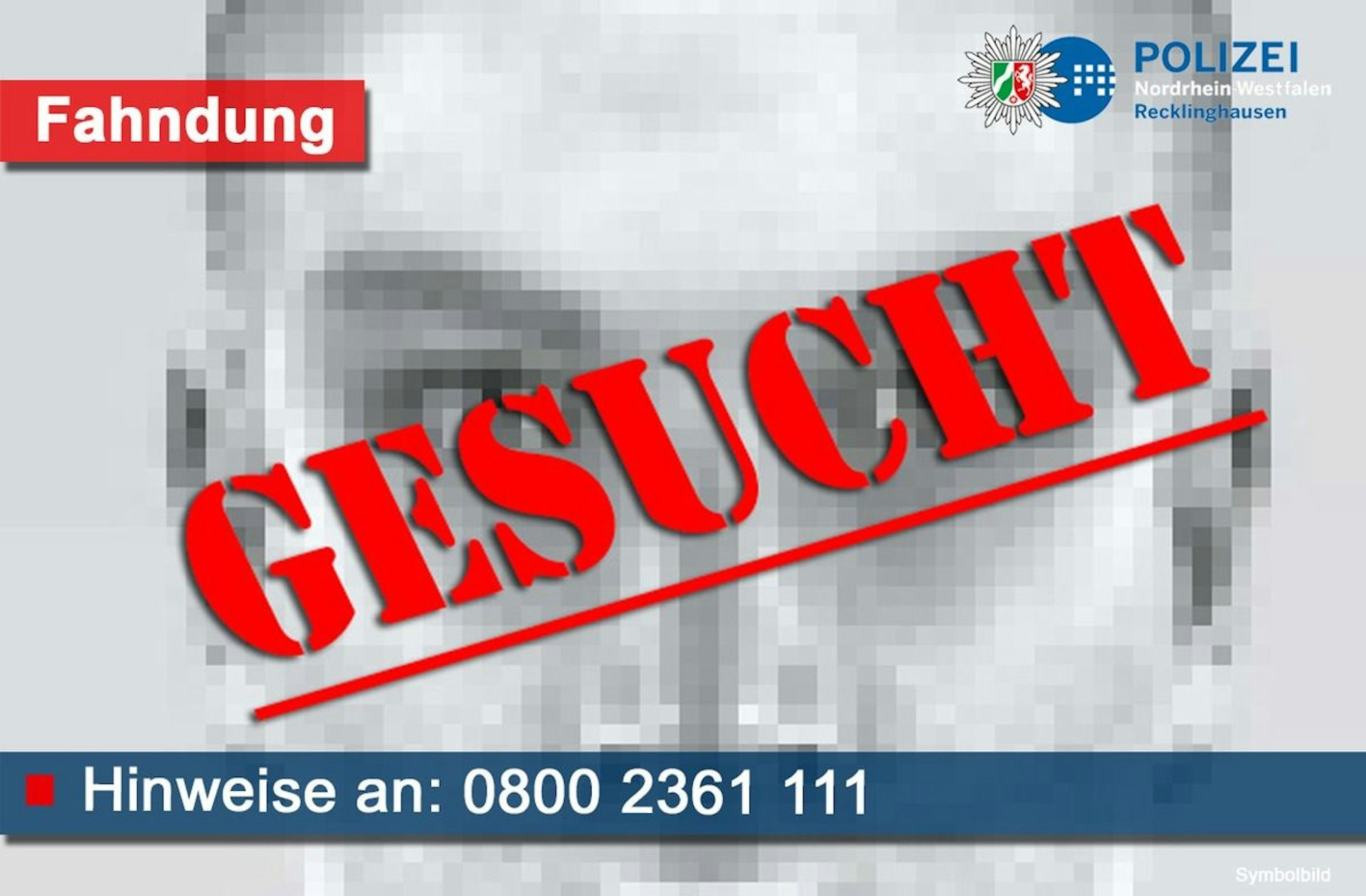 Polizeiliche Fahndung nach Ladendieben in Marl