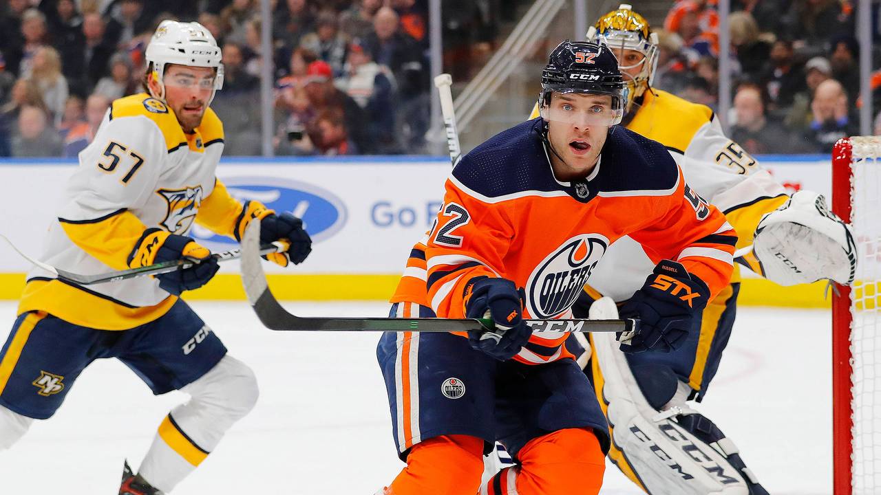 Patrick Russell für die Edmonton Oilers im Einsatz.