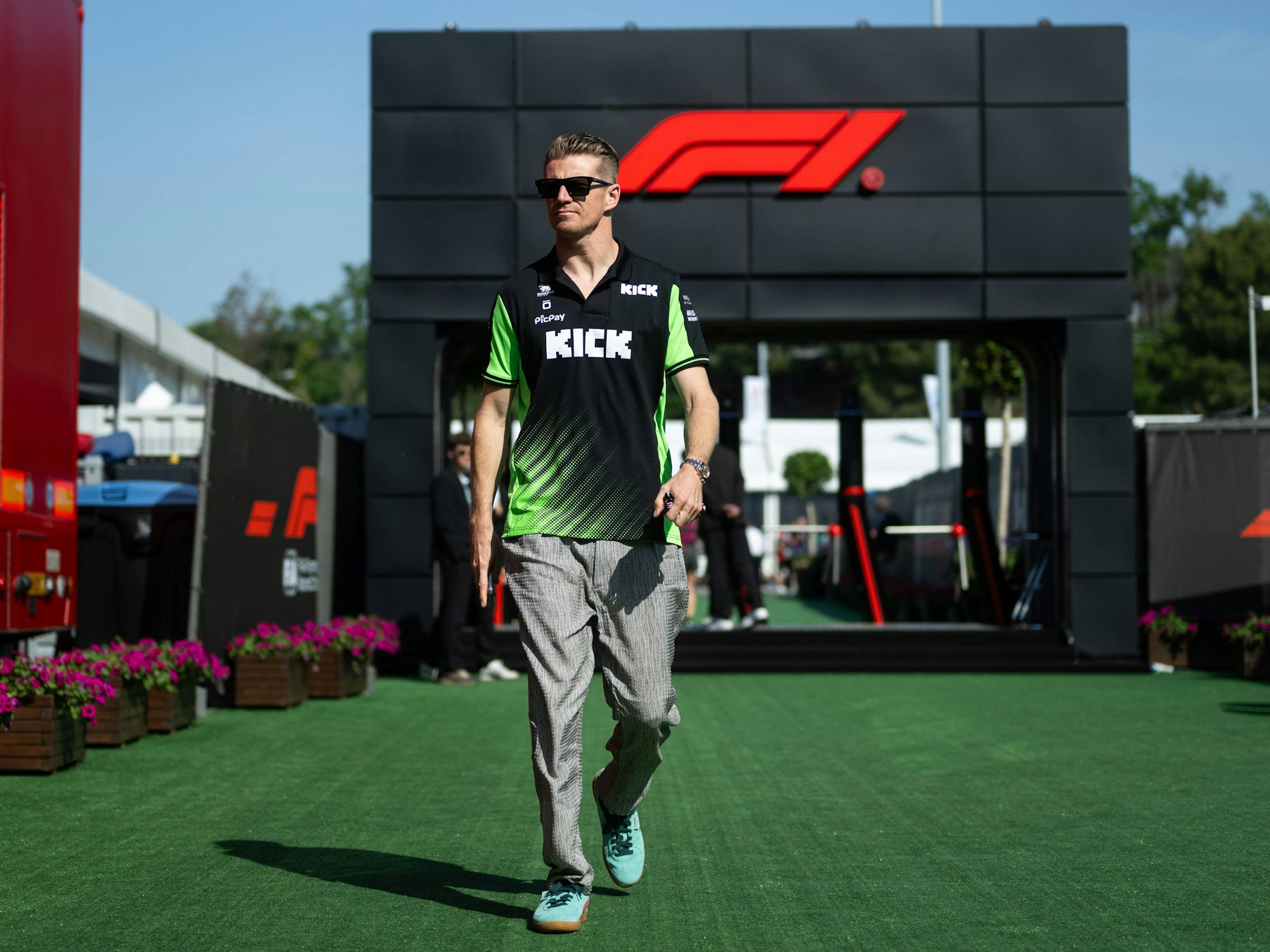 Der aktuell einzige deutsche Formel-1-Fahrer Nico Hülkenberg am Samstag (31. Mai 2025) in Barcelona.