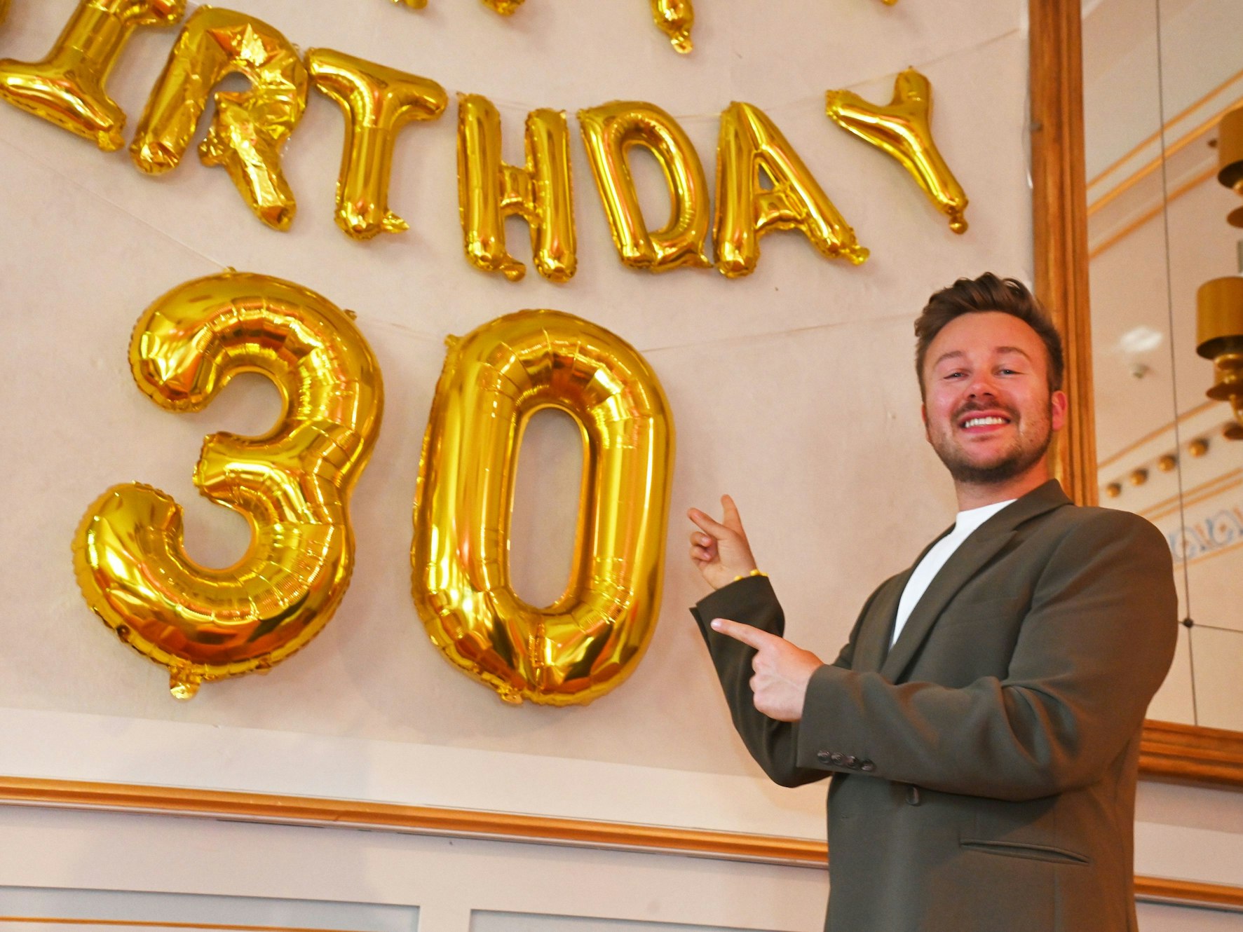 Rettungssanitäter Marcel Wilhelm an seinem 30. Geburtstag.