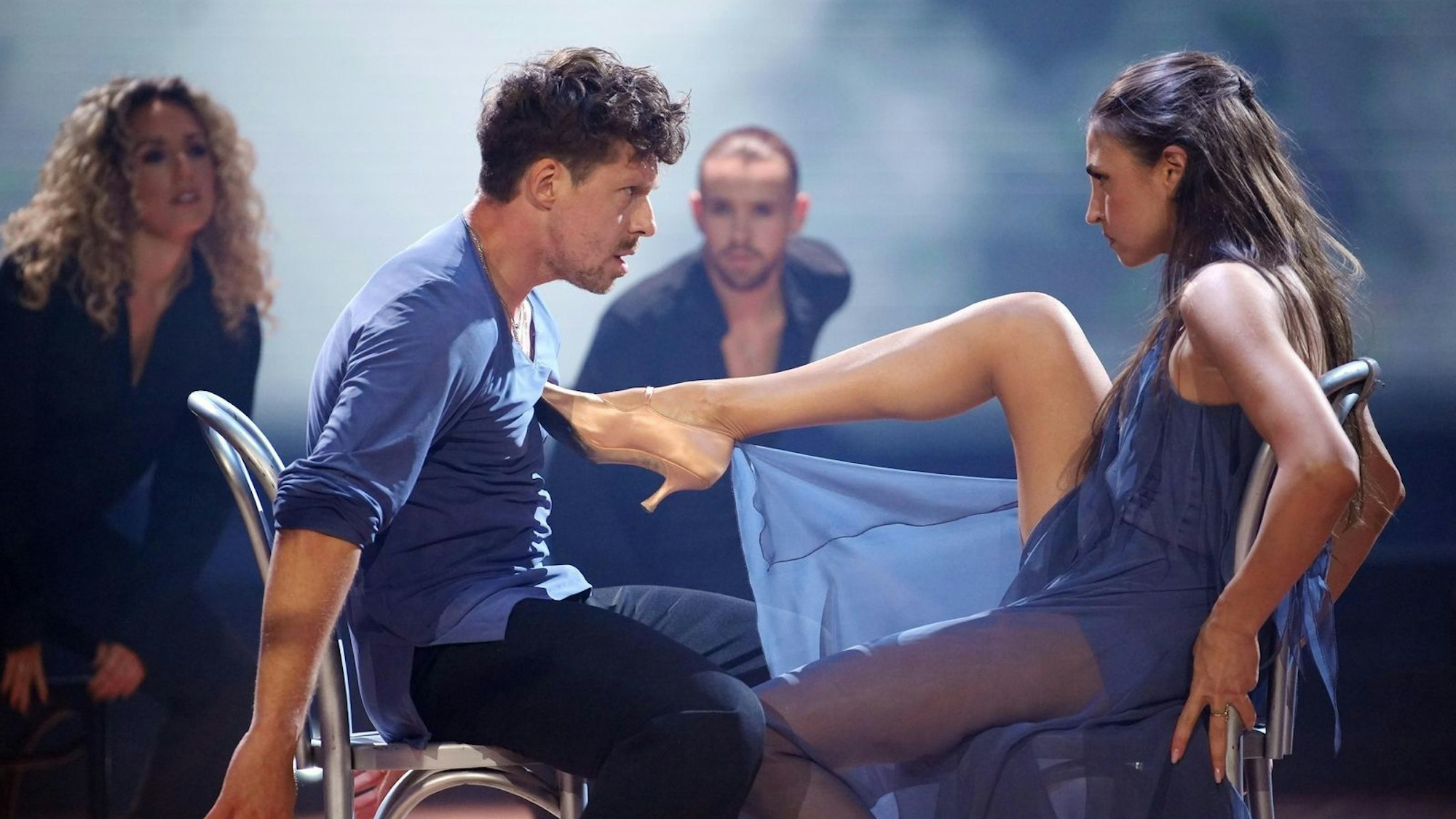 Große (gespielte) Emotionen: Valentin Lusin und Ekaterina Leonova waren bei „Let's Dance - Die große Profi-Challenge“ nicht zu schlagen.