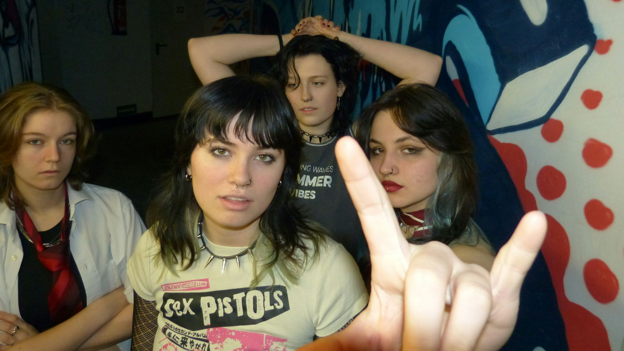 Die Kölner Band The Red Flags.