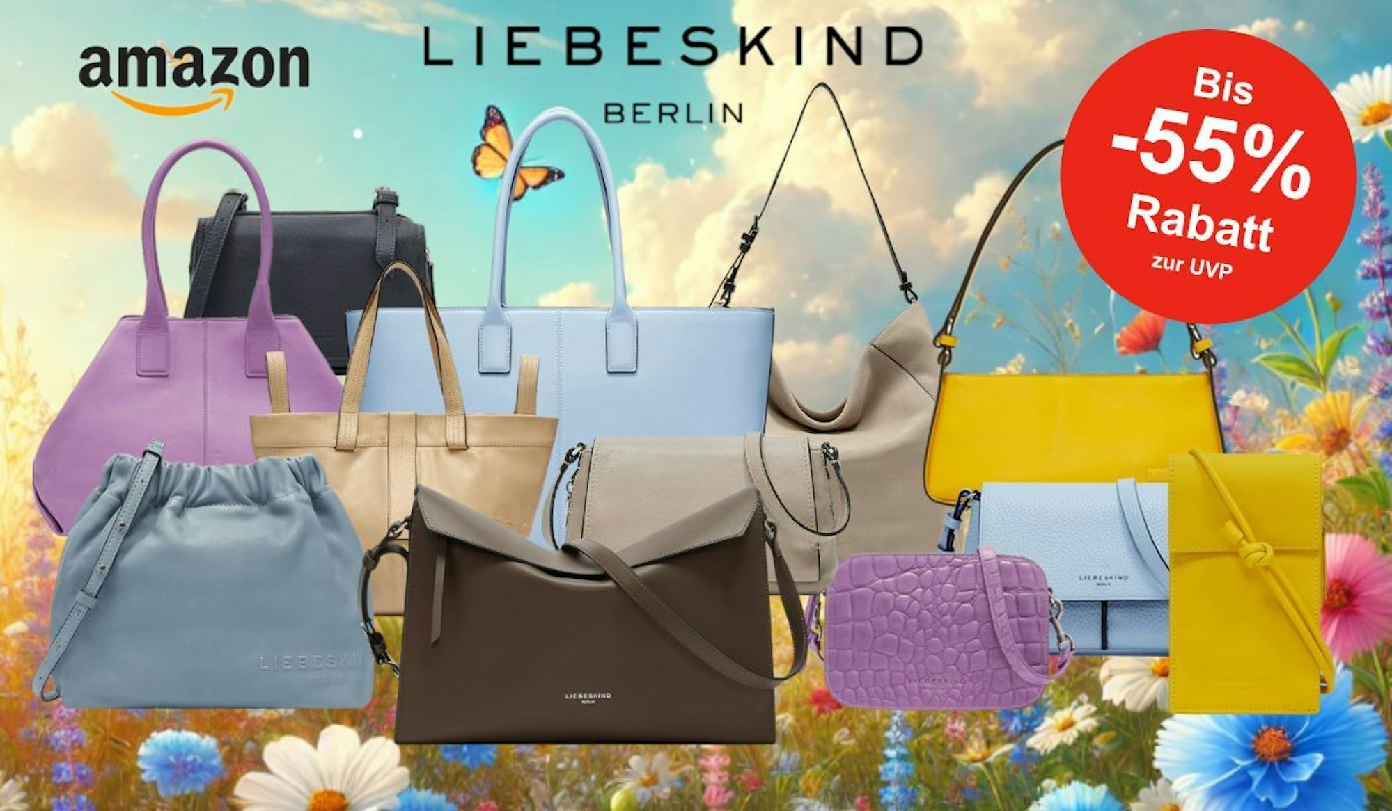 Auf dem Bild sind diverse Liebeskind Berlin Taschen zu sehen.