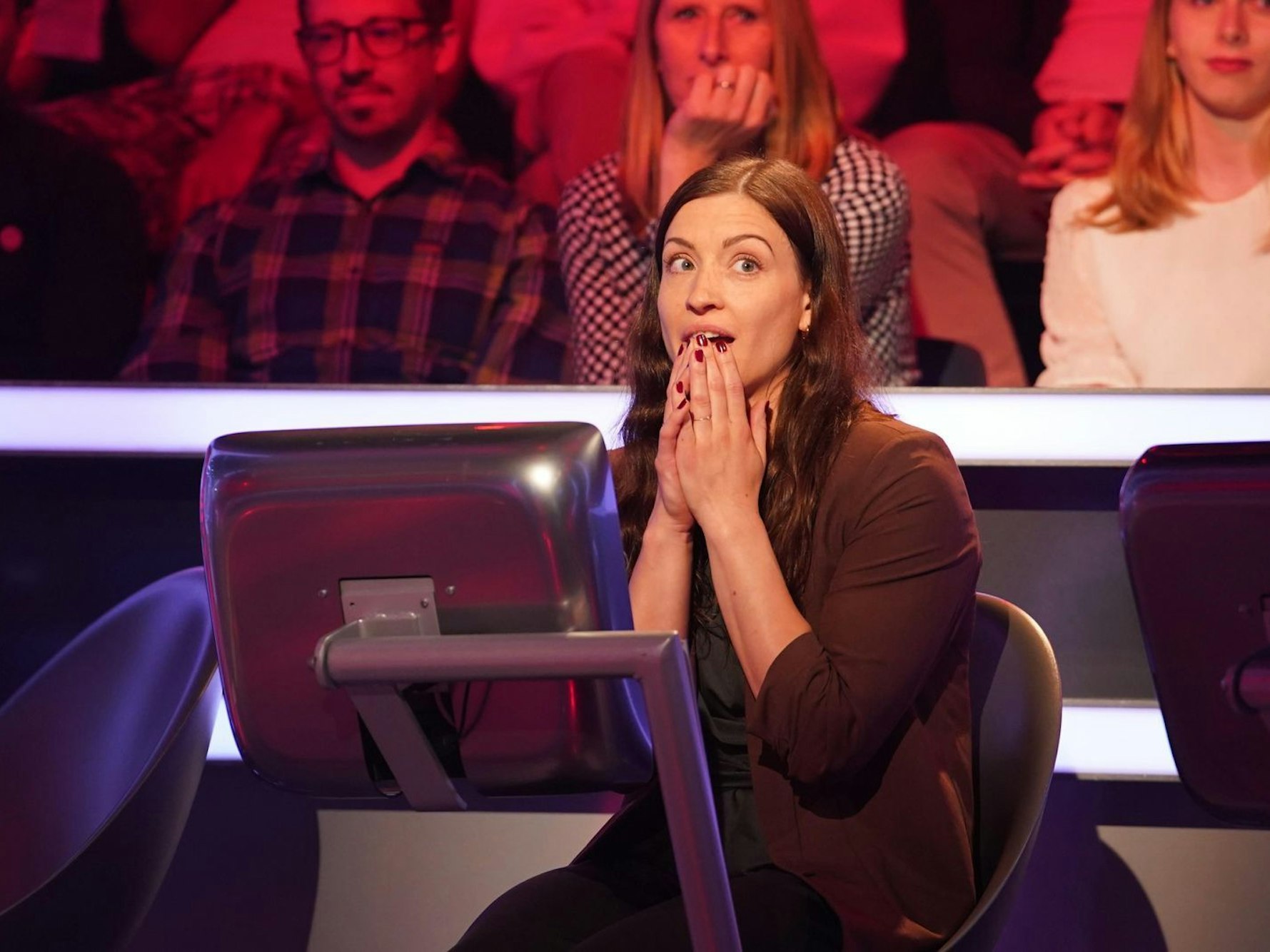 Bitter: Sophia Schubert aus Hamburg riet bei der 200-Euro-Frage falsch und ging völlig leer aus. (Bild: RTL / Stefan Gregorowius)