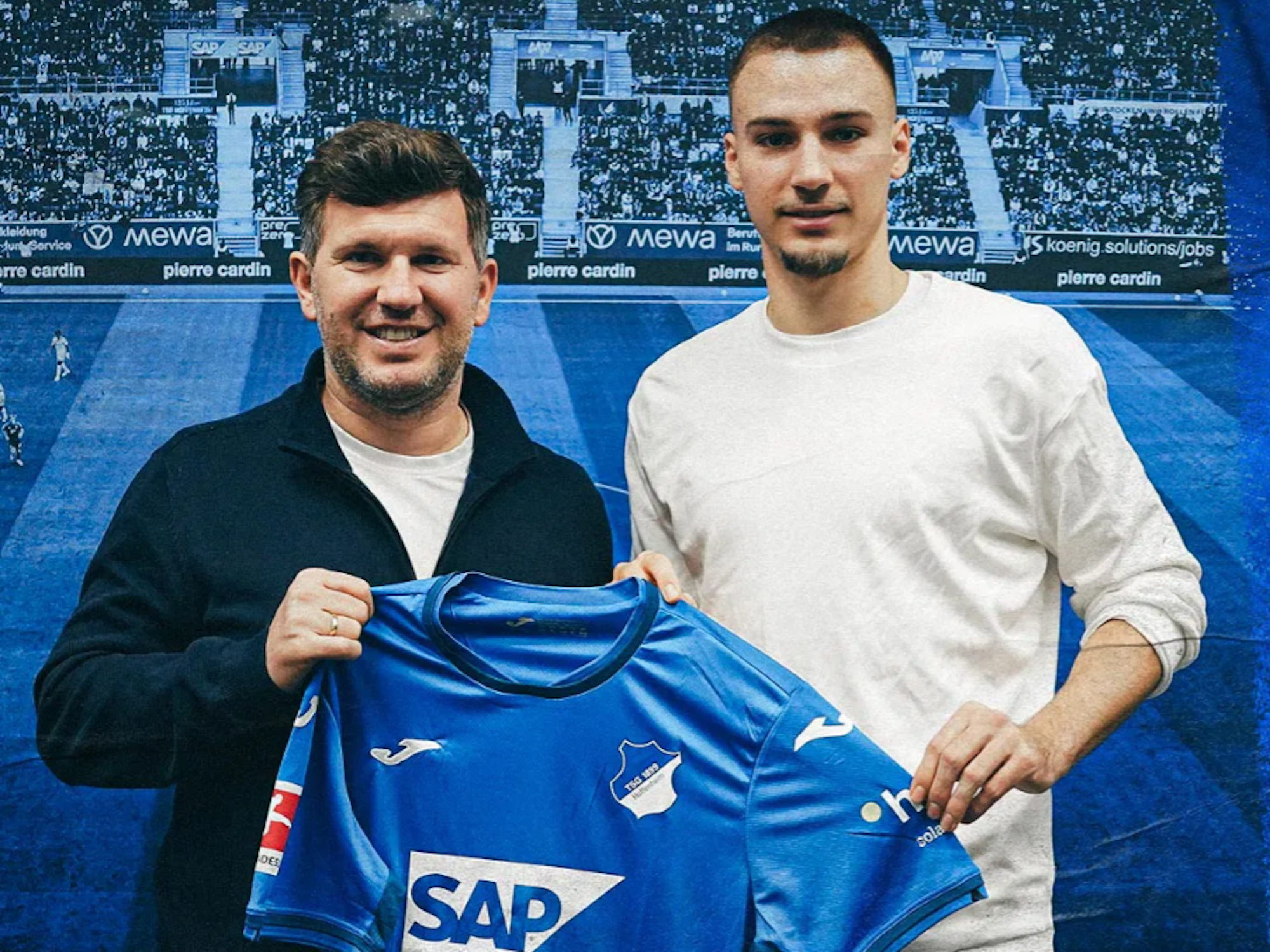 Kölns Tim Lemperle reagiert während der Partie.