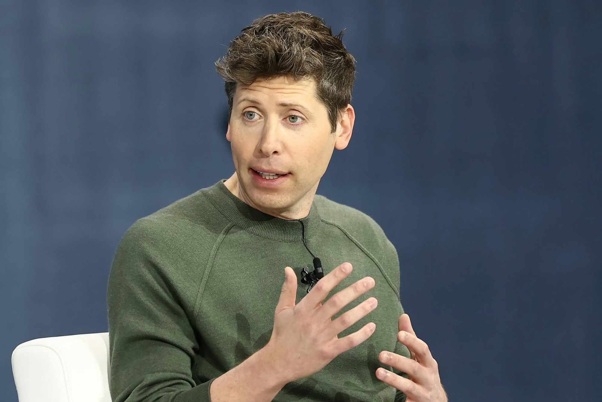Mit dem Chatbot ChatGPT haben Sam Altman und seine Firma OpenAI unseren Alltag umgekrempelt. Nun plant Amazon einen Film über den Tech-Visionär. (Bild: 2024 Getty Images/Michael M. Santiago)