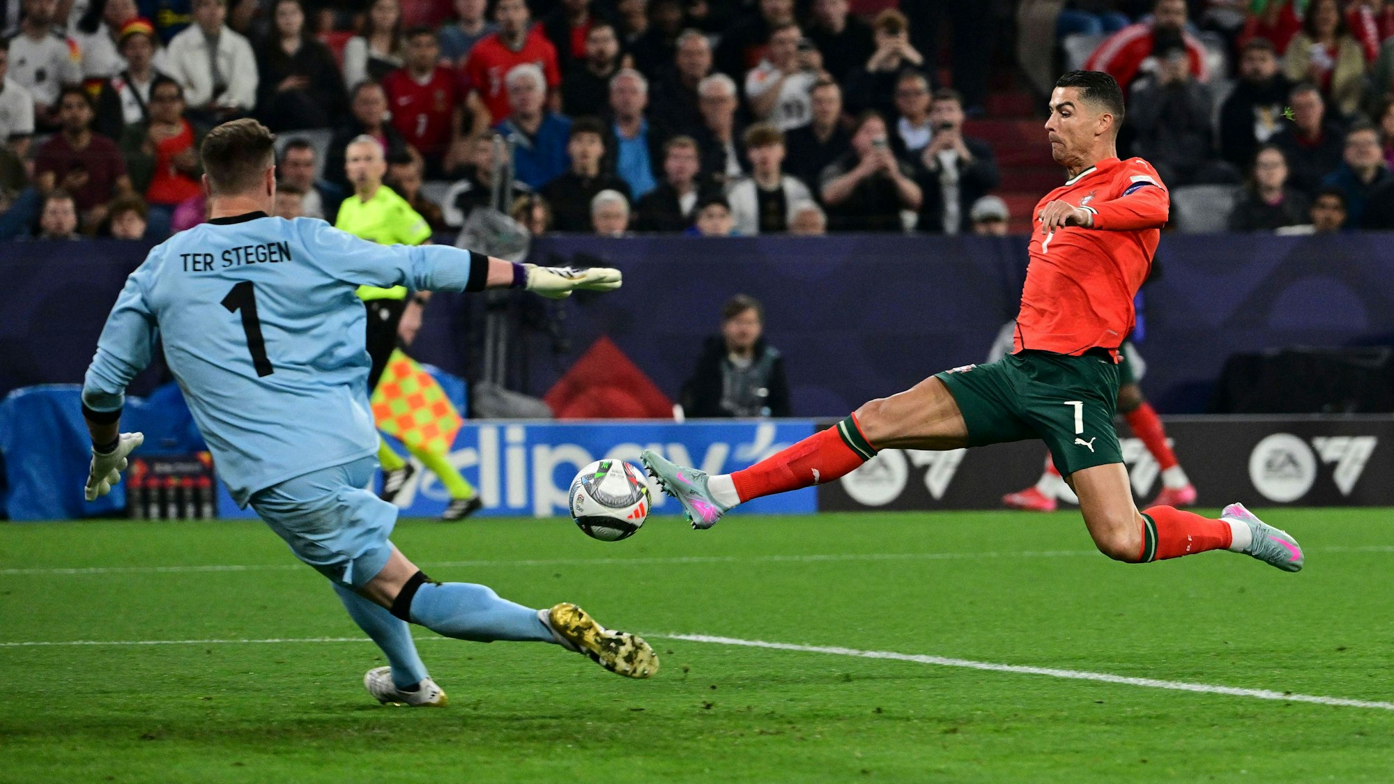 Cristiano Ronaldo im Spiel gegen Deutschland.