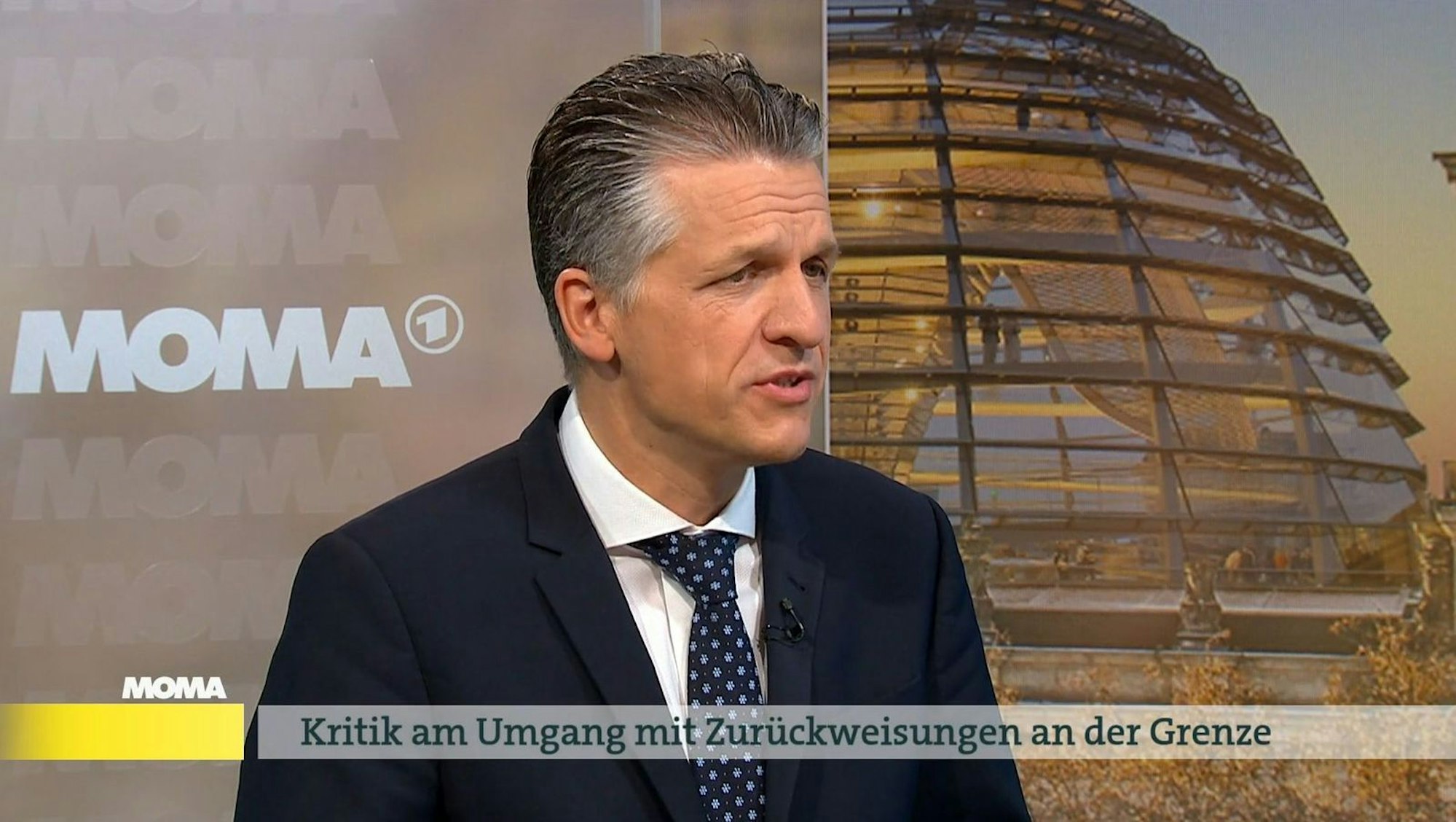 Thorsten Frei erklärte im ARD-“Morgenmagazin“: „Das Berliner Verwaltungsgericht kann selbstverständlich nicht über die Rechtslage in ganz Deutschland entscheiden.“ (Bild: ARD)