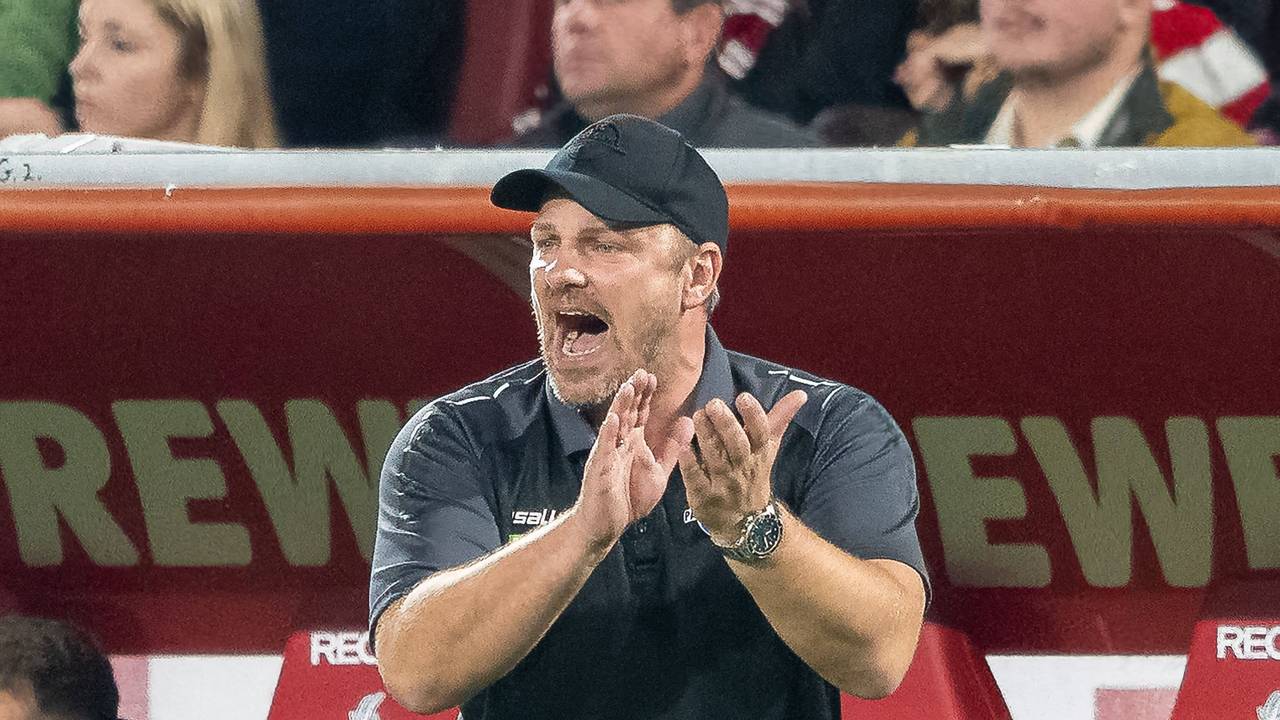Lukas Kwasniok im Kölner Rhein-Energie-Stadion.