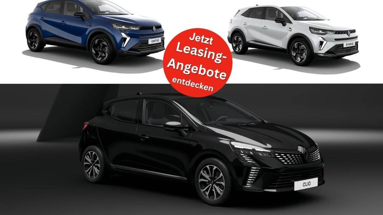 Bilder der Renault Fahrzeugmodelle Clio, Captur und Symbioz