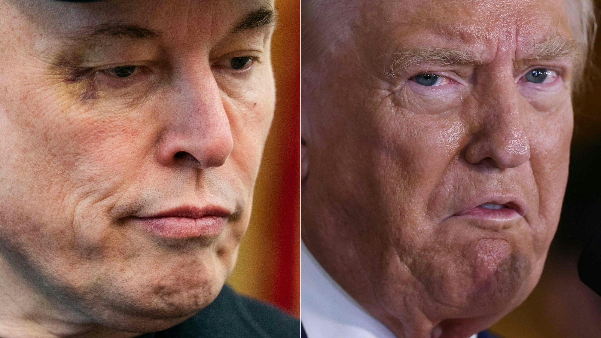 Die Porträts zweier Männer.