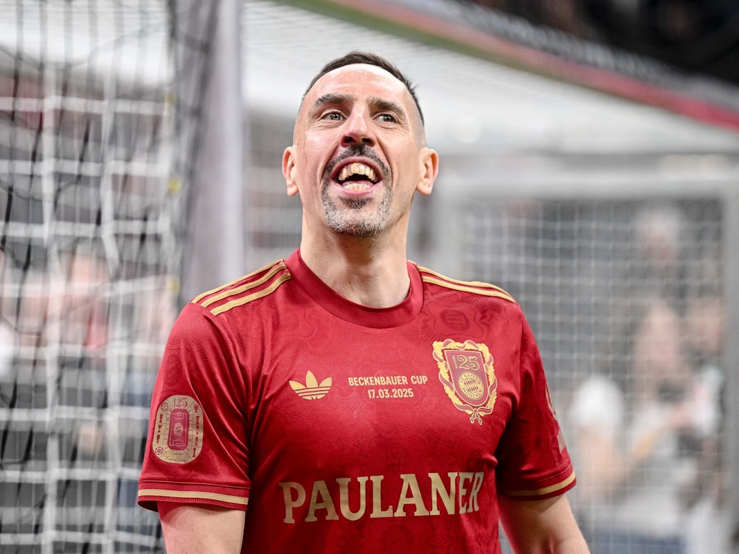 Münchens Franck Ribéry lächelt.