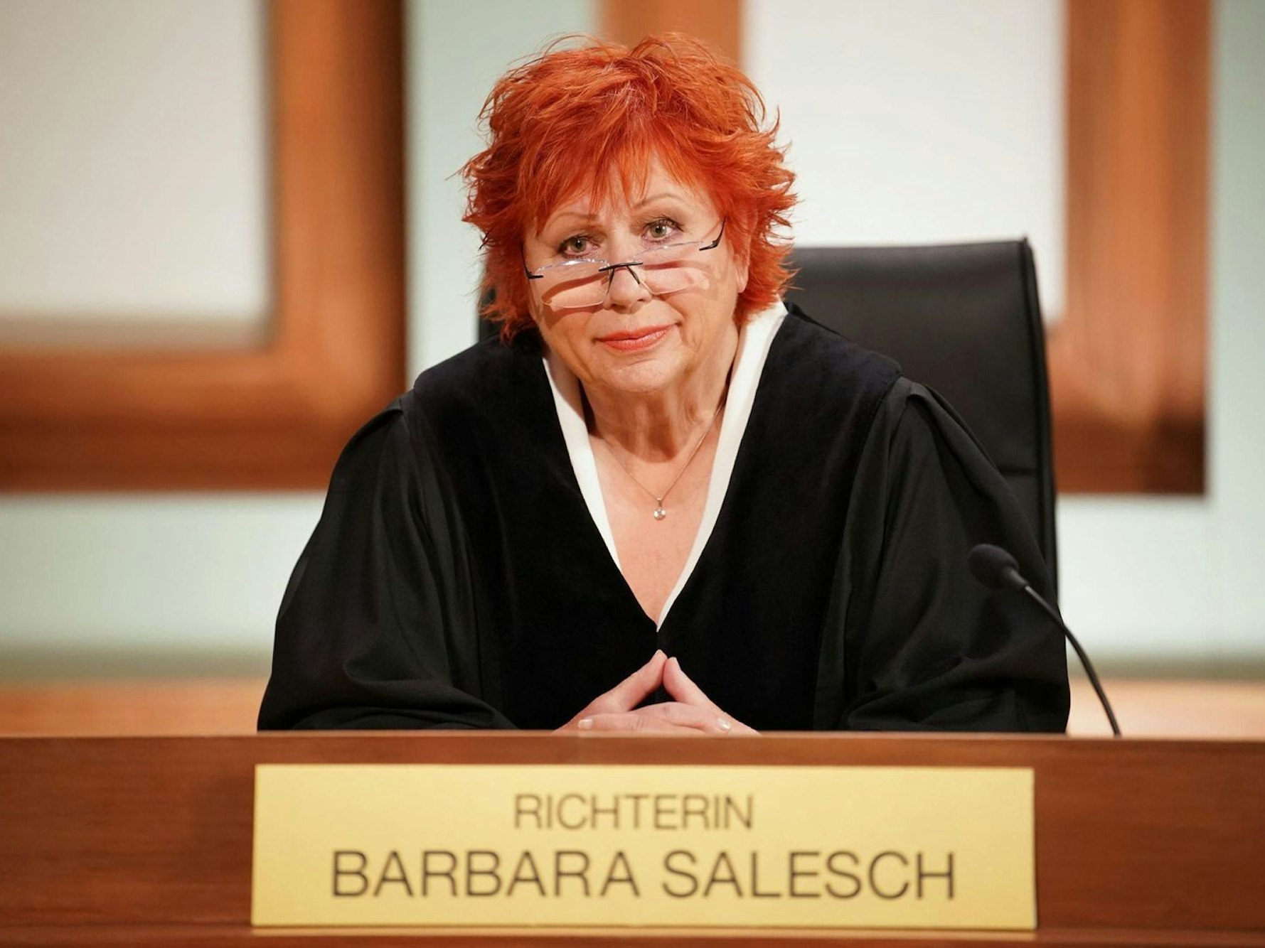 Vor drei Jahren kehrte Barbara Salesch aus dem Ruhestand ins Fernsehen zurück. Ein Comeback, dass sie nicht bereut habe, wie sie sagt. (Bild: RTL / Stefan Gregorowius)