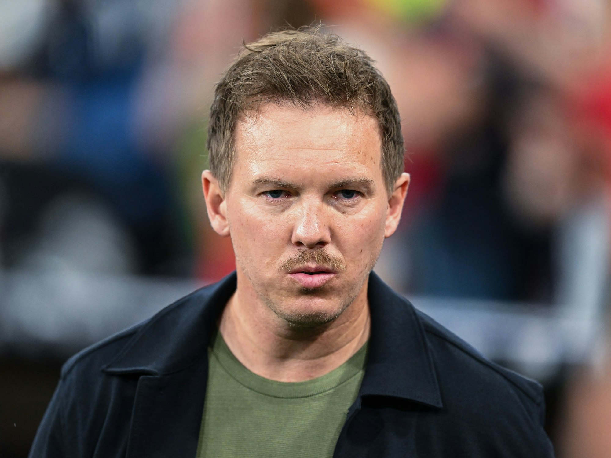 Bundestrainer Julian Nagelsmann vor dem Spiel.