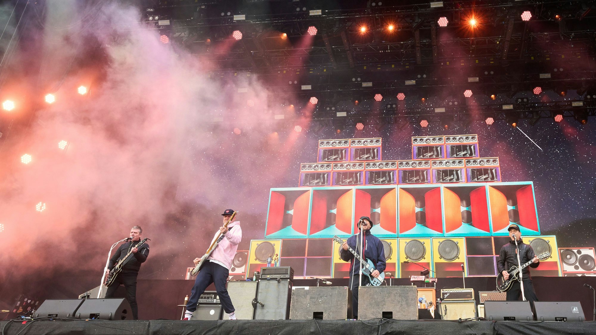 Auftritt der deutschen Punkrock-Band Beatsteaks.