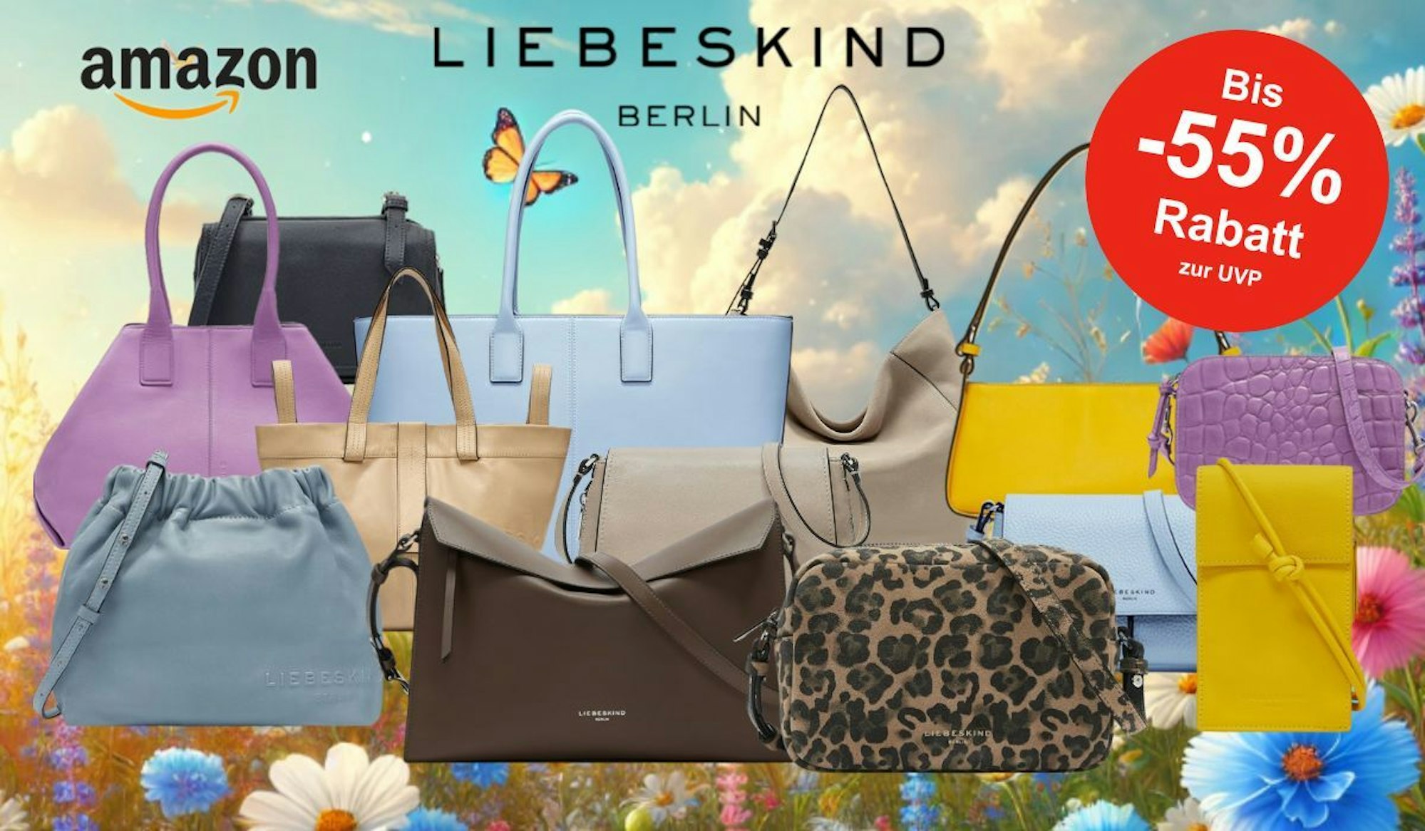 Auf dem Bild sind diverse Liebeskind Berlin Taschen zu sehen.
