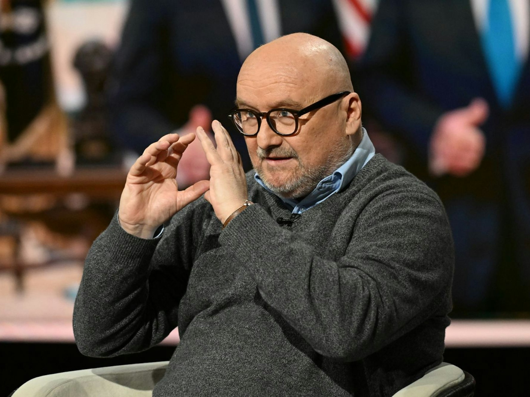 ZDF-Korrespondent Ulf Röller erklärte mit eindringlichen Worten, dass er die amerikanische Demokratie in Gefahr sieht. (Bild: ZDF / Cornelia Lehmann)
