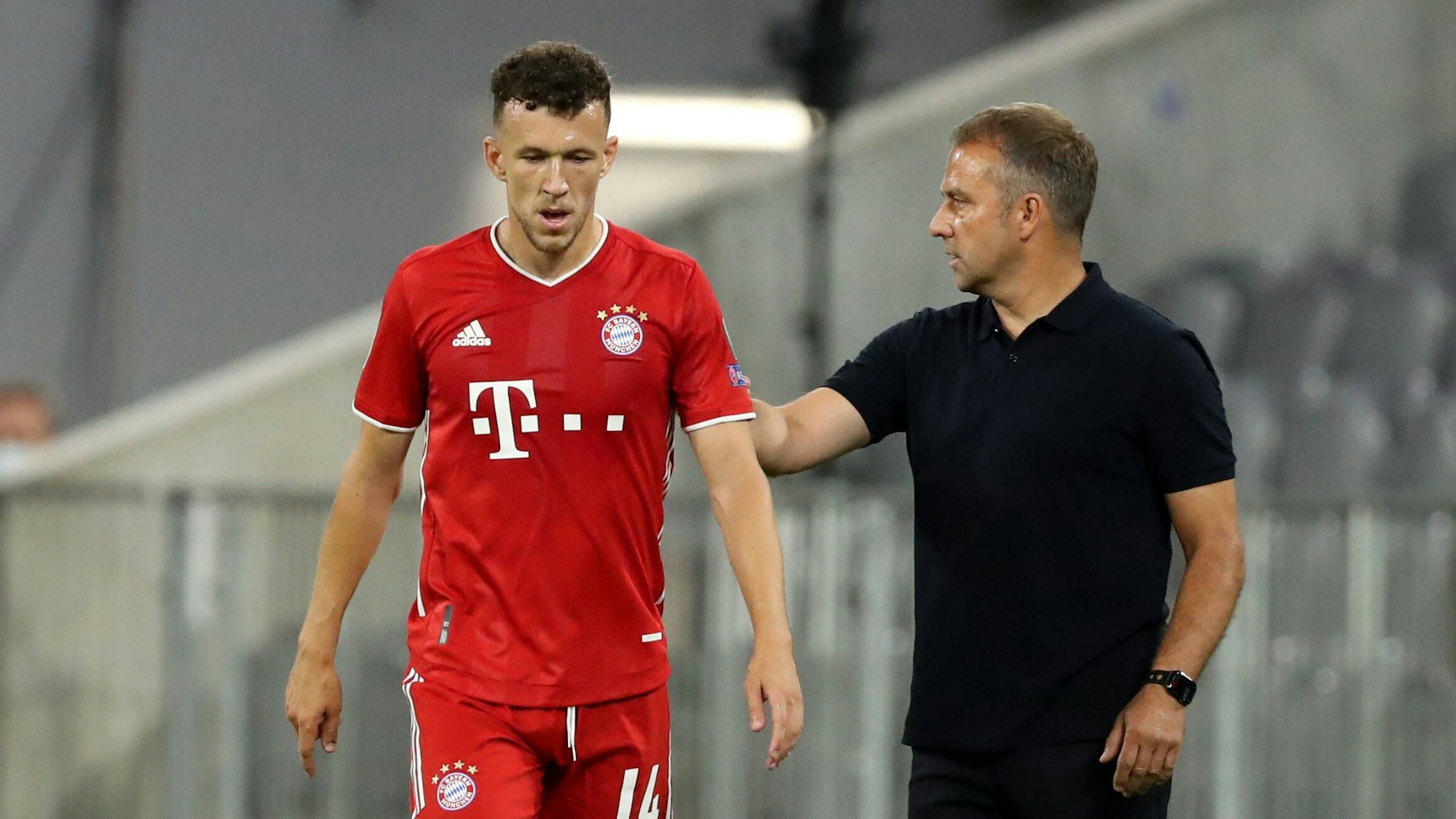 Ivan Perisic und Hansi Flick arbeiteten in der Saison 2019/2020 beim FC Bayern zusammen.