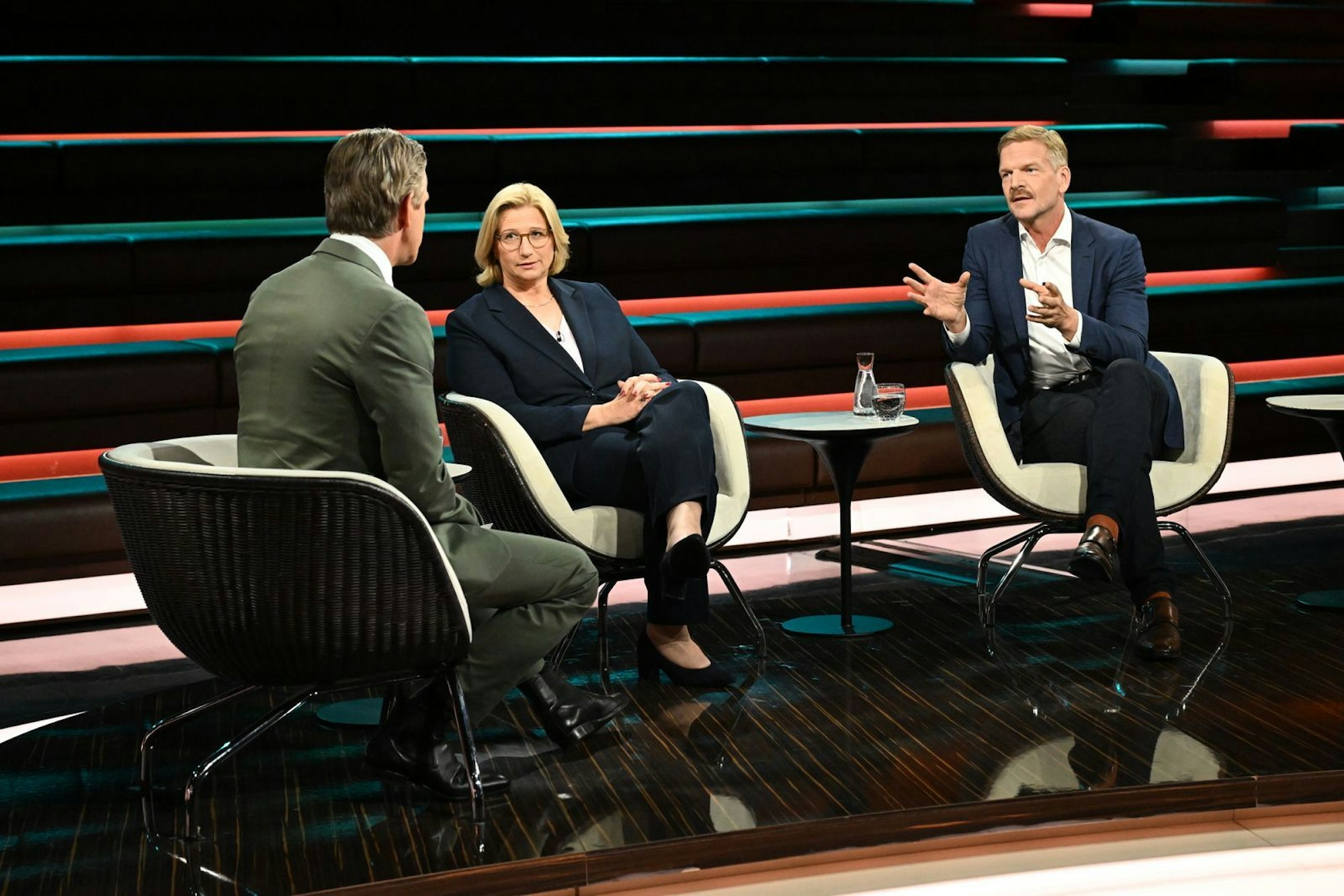 Anke Rehlinger stand wegen des Friedensmanifest einiger ihrer Parteikollegen bei „Markus Lanz“ im Zentrum von Kritik. (Bild: ZDF / Cornelia Lehmann)