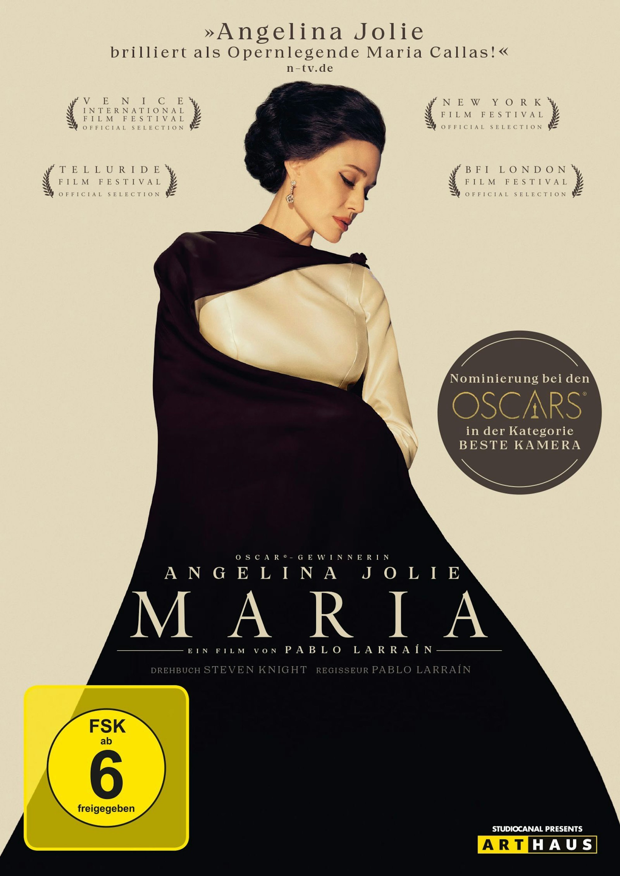 „Maria“ ist ein Biopic über die letzten Jahre von Opernstar Maria Callas mit Angelina Jolie in der Hauptrolle. (Bild: Studiocanal)