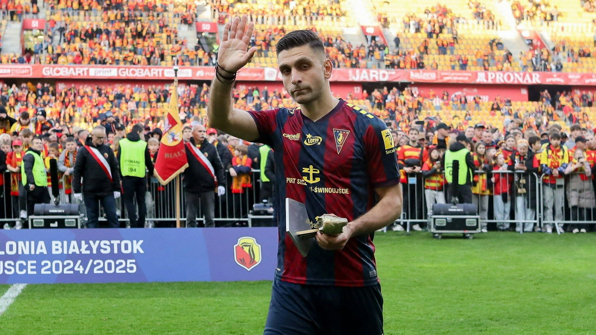 Efthymios Koulouris krönte sich in Polen mit 28 Treffern zum Torschützenkönig.