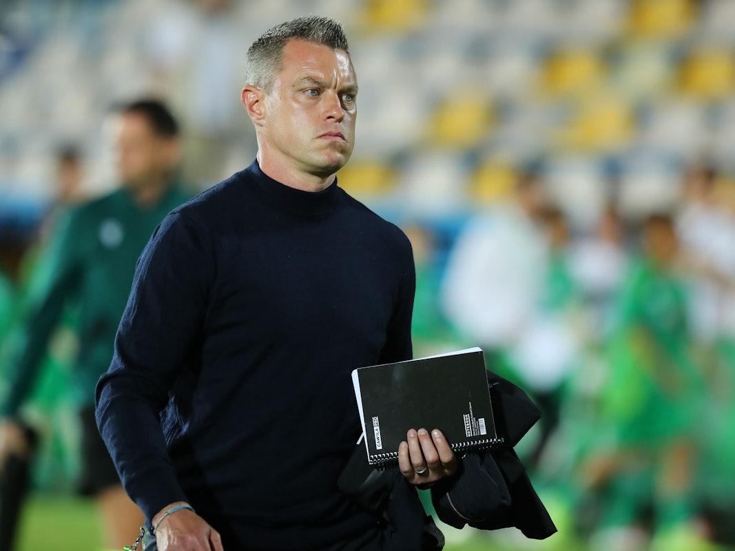 Deutschlands Trainer Hanno Balitsch nach dem Spiel.