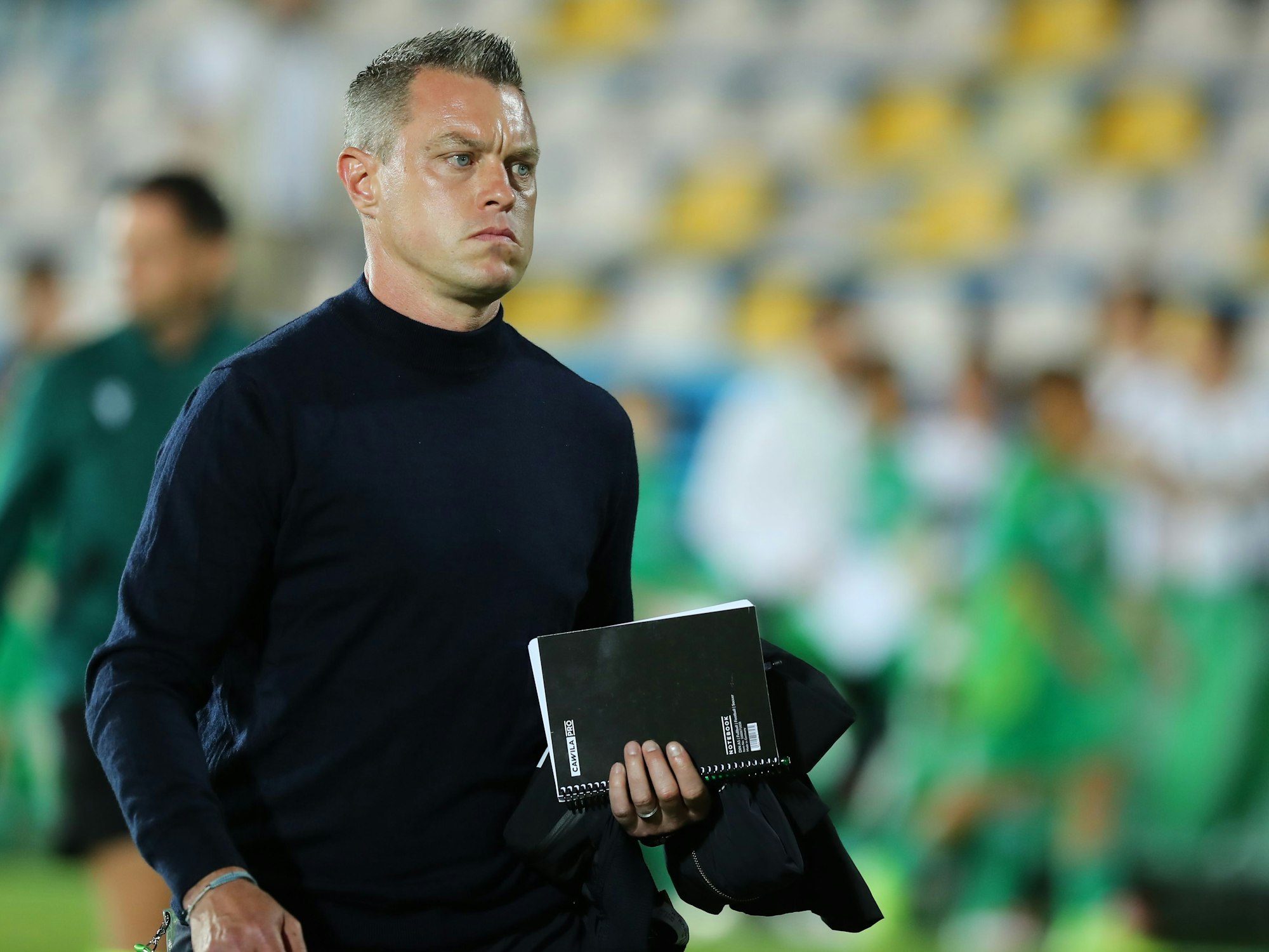 Deutschlands Trainer Hanno Balitsch nach dem Spiel.