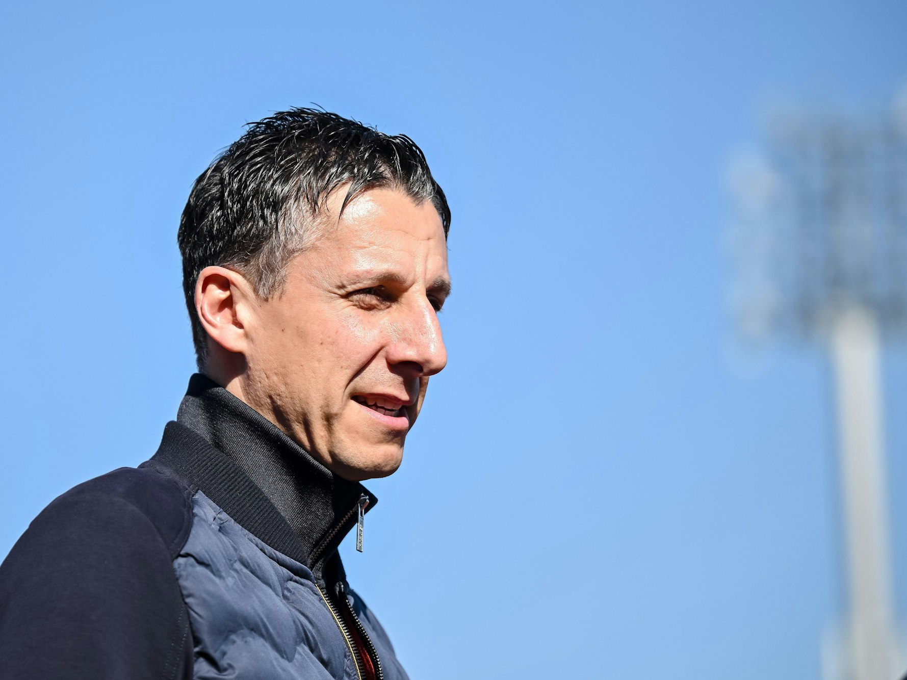 Christian Keller beim Spiel in Ulm.