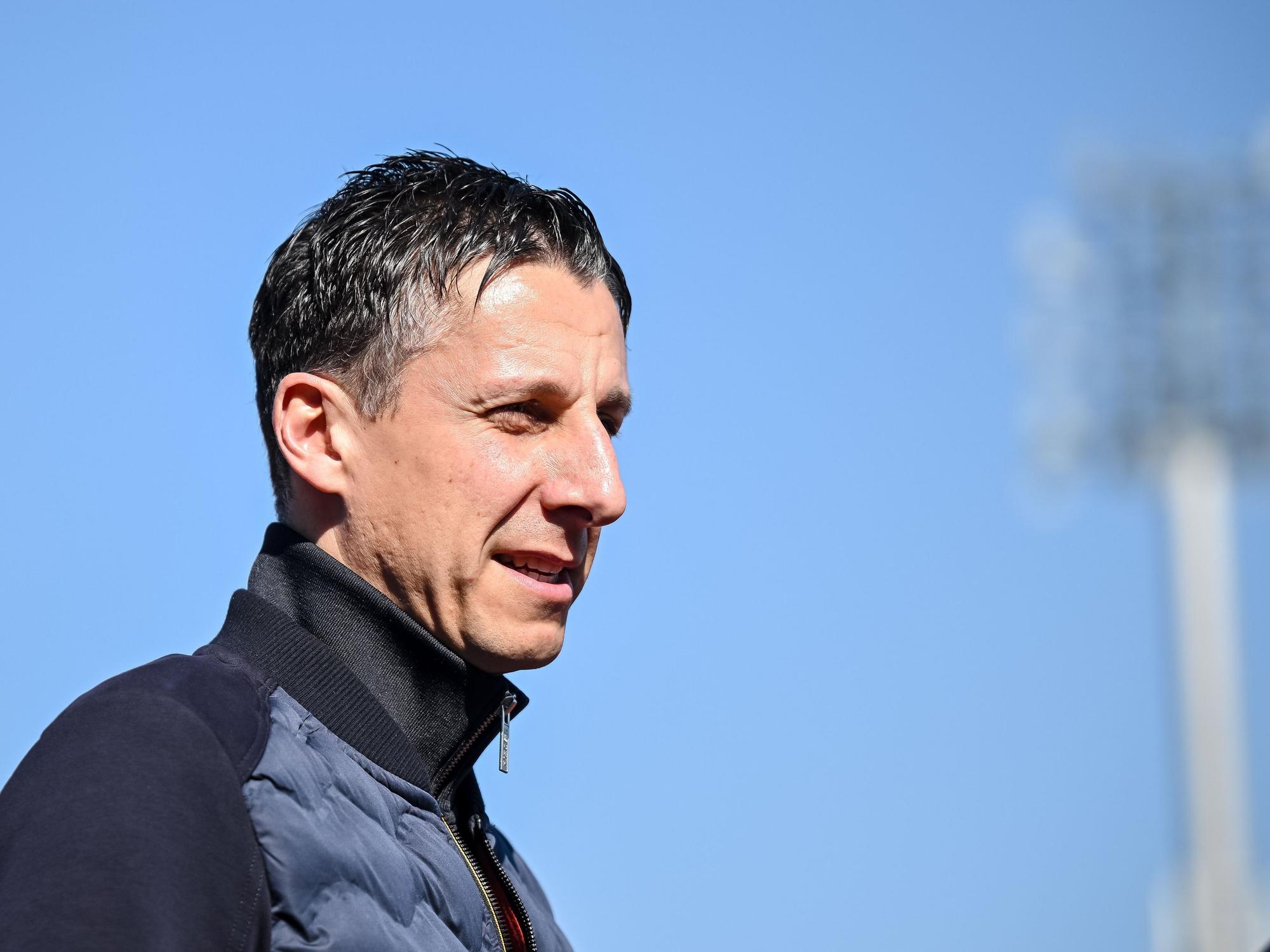 Christian Keller beim Spiel in Ulm.