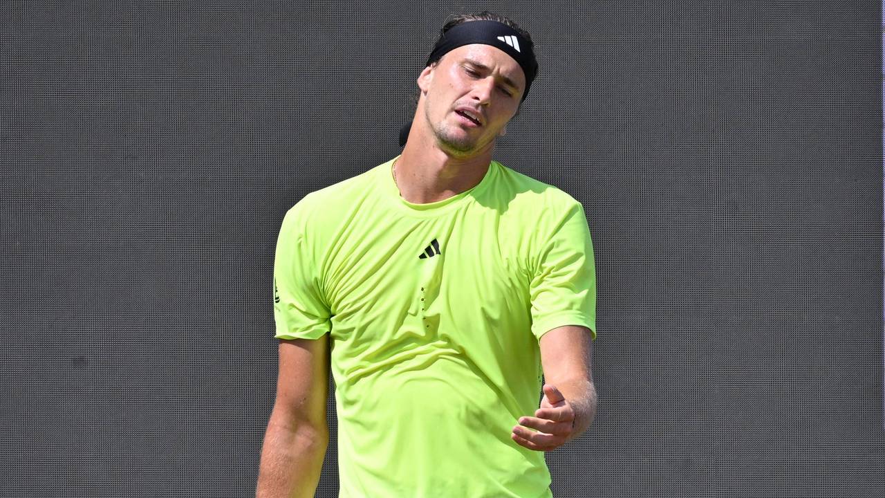 Alexander Zverev unzufrieden.