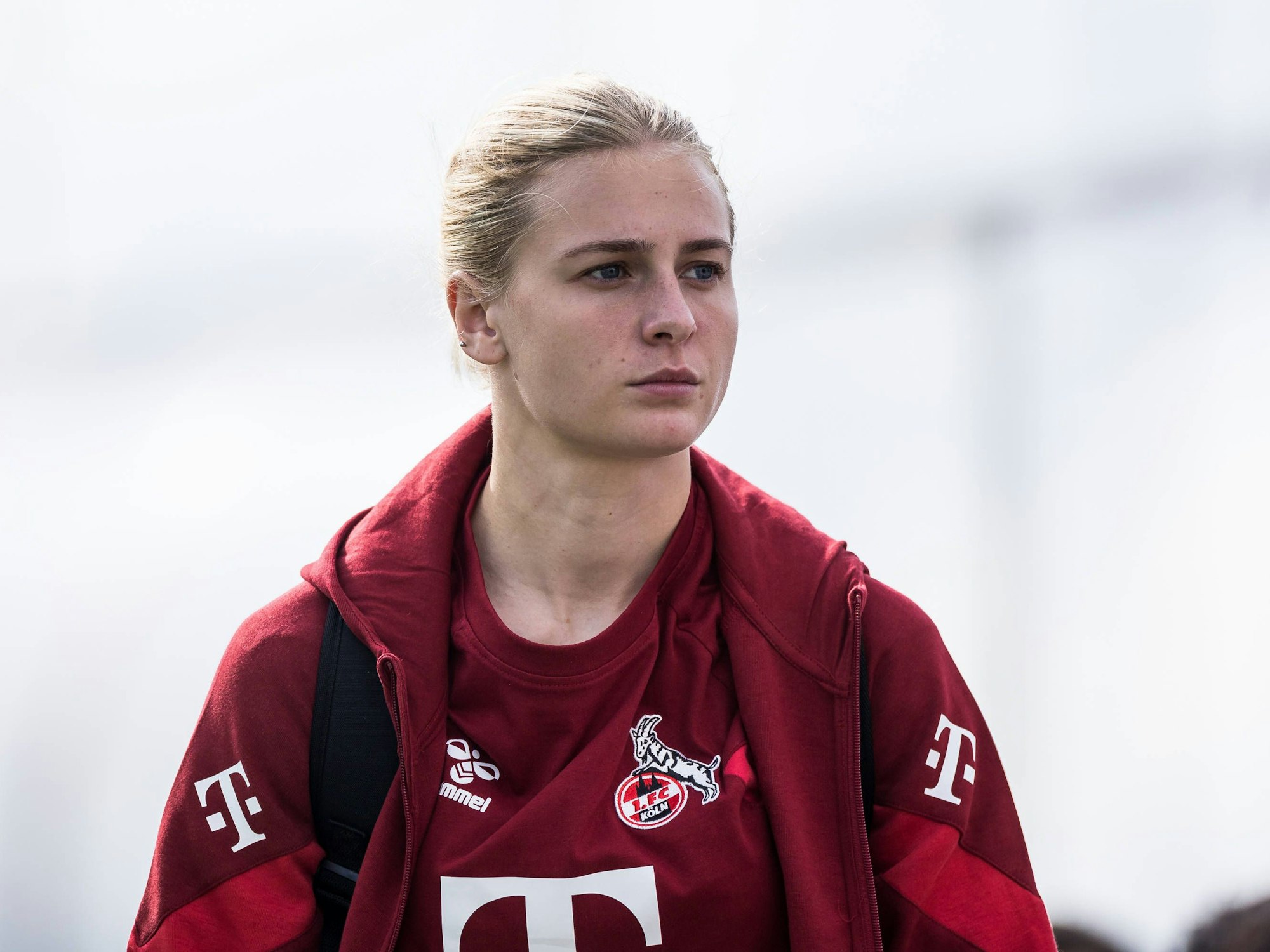 Sofie Vendelbo kommt zu einem Spiel.