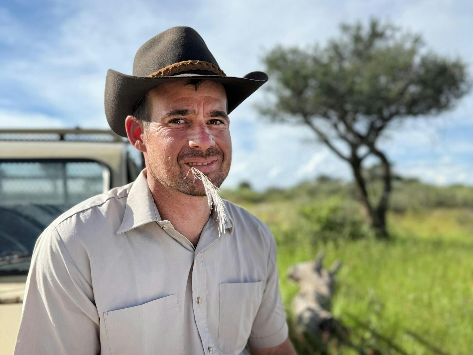 Marco (38) aus Namibia ist eher ein zurückhaltender Typ.
(Bild: RTL)