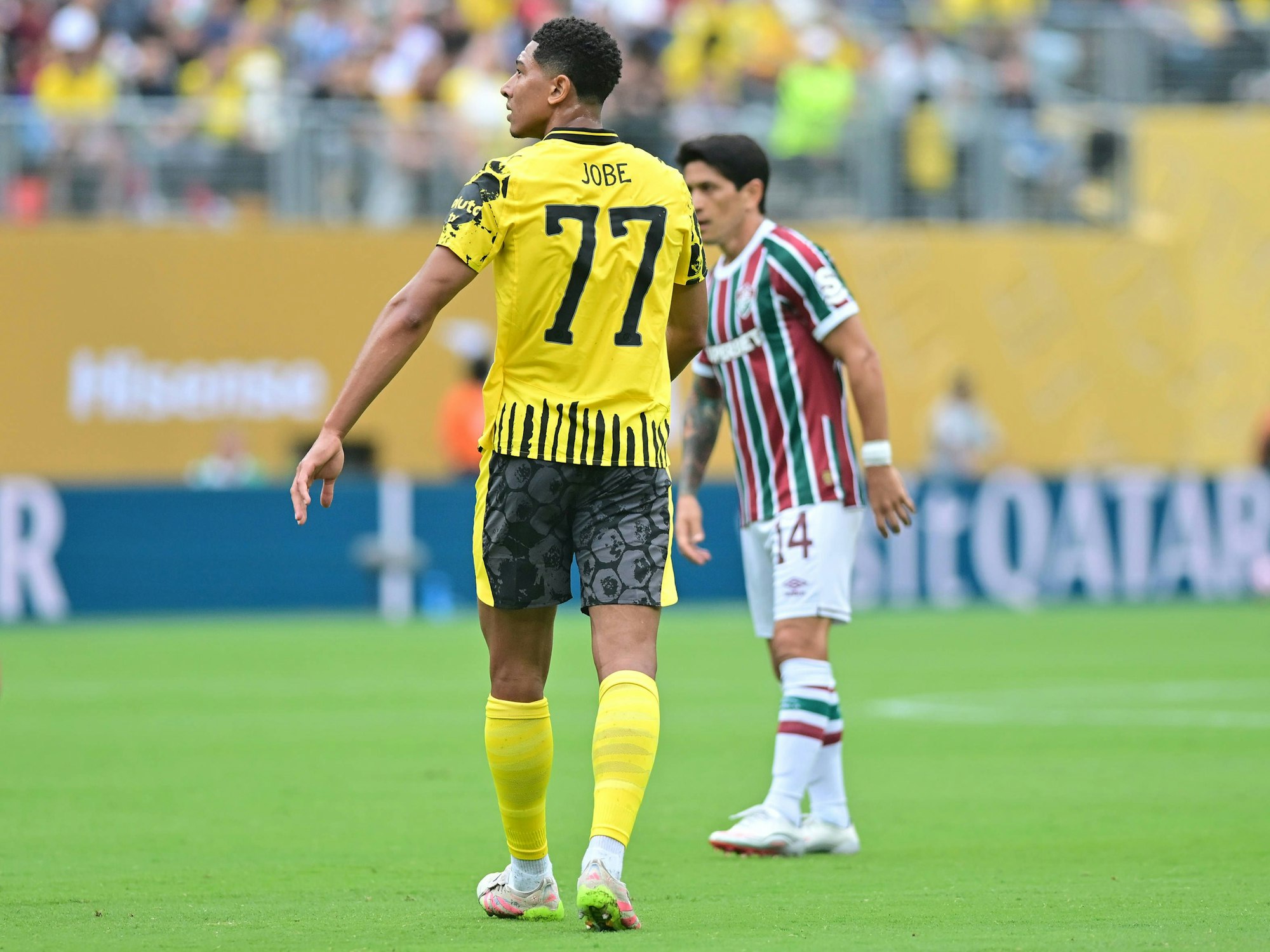 Jobe Bellingham während des Spiels.