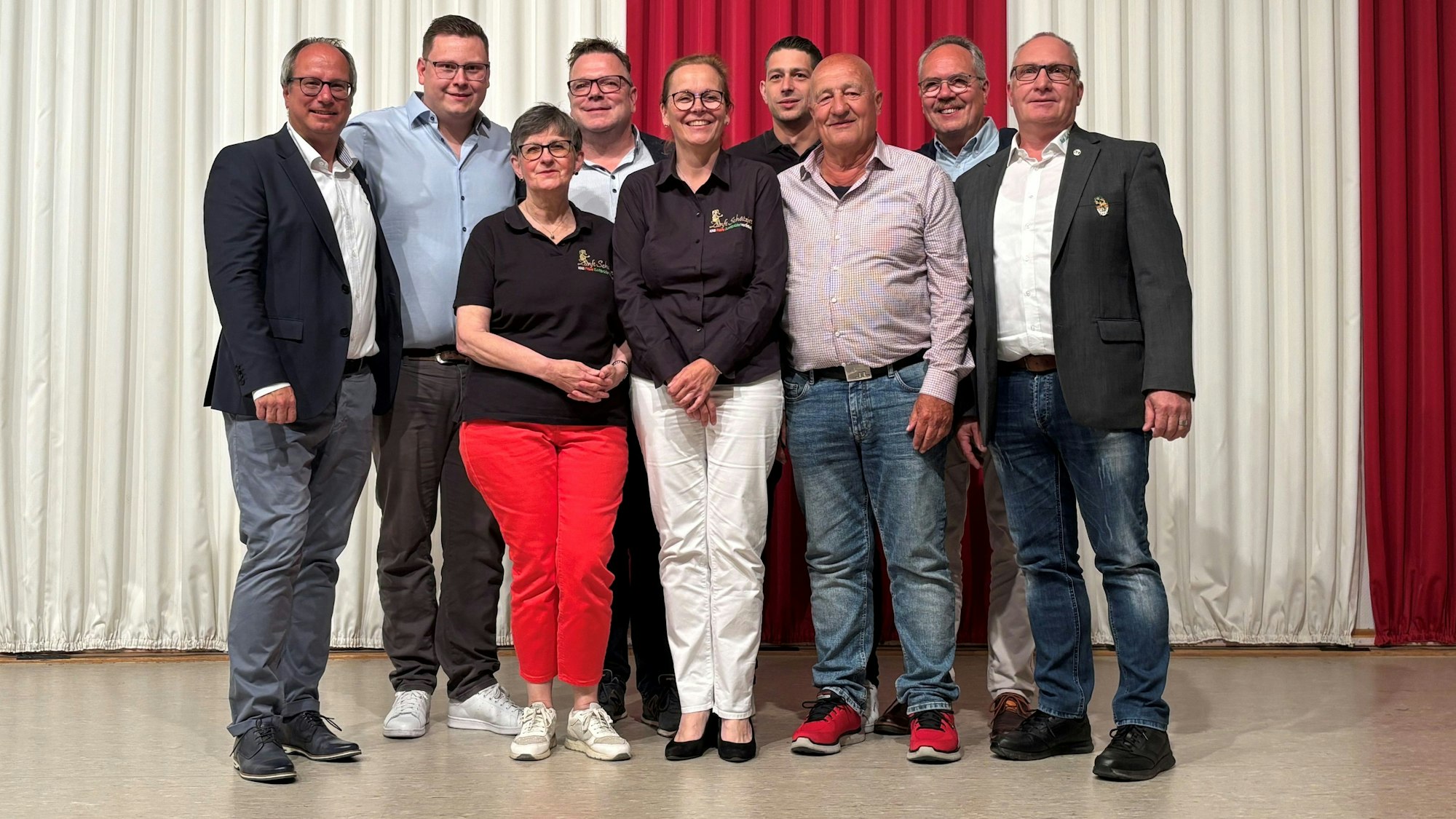 Der Vorstand der Fidelen Zunftbrüder.