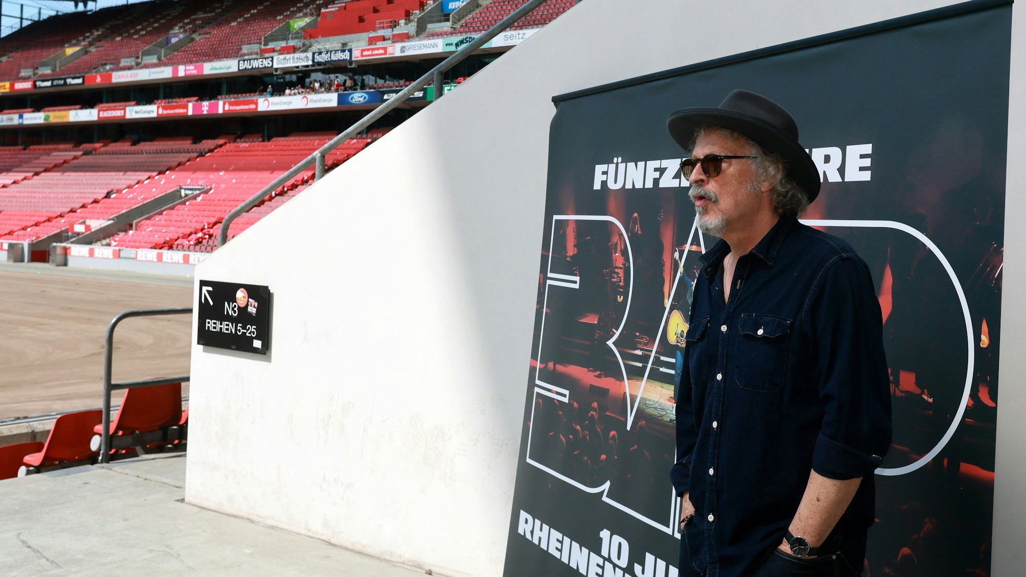 Pressekonferenz mit Wolfgang Niedecken zum Stadionkonzert mit BAP.