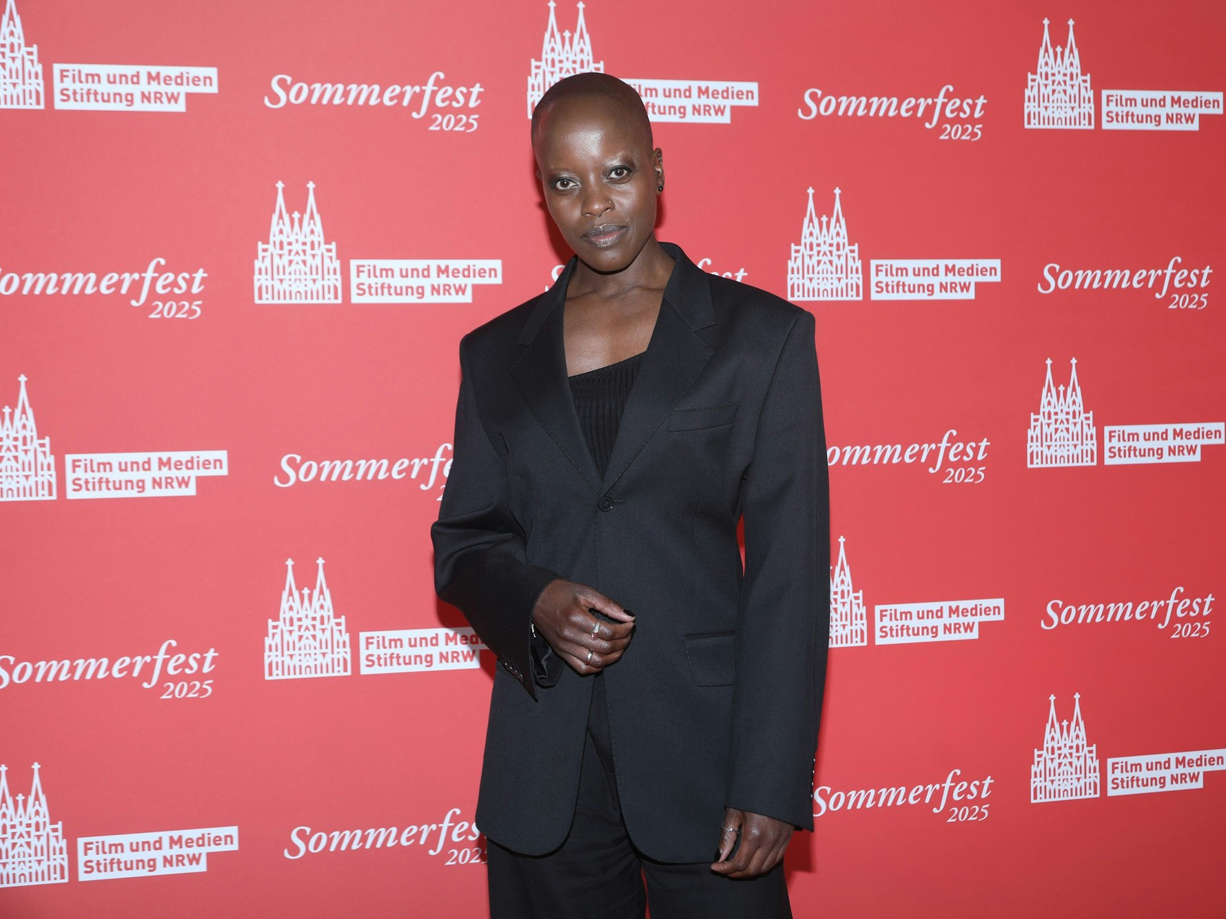 Sommerfest der Film- und Medienstiftung NRW in der Wolkenburg mit Florence Kasumba.