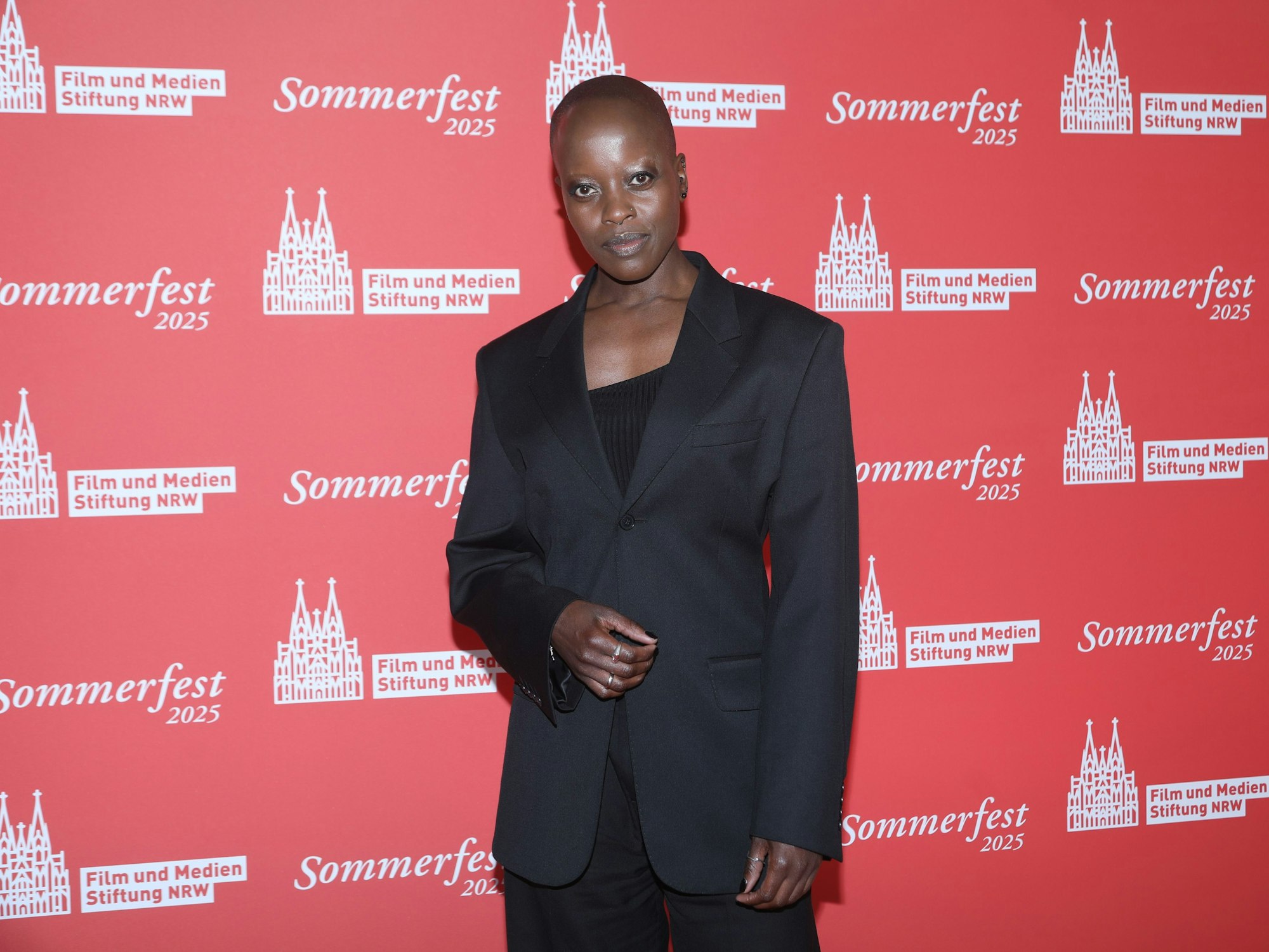 Sommerfest der Film- und Medienstiftung NRW in der Wolkenburg mit Florence Kasumba.