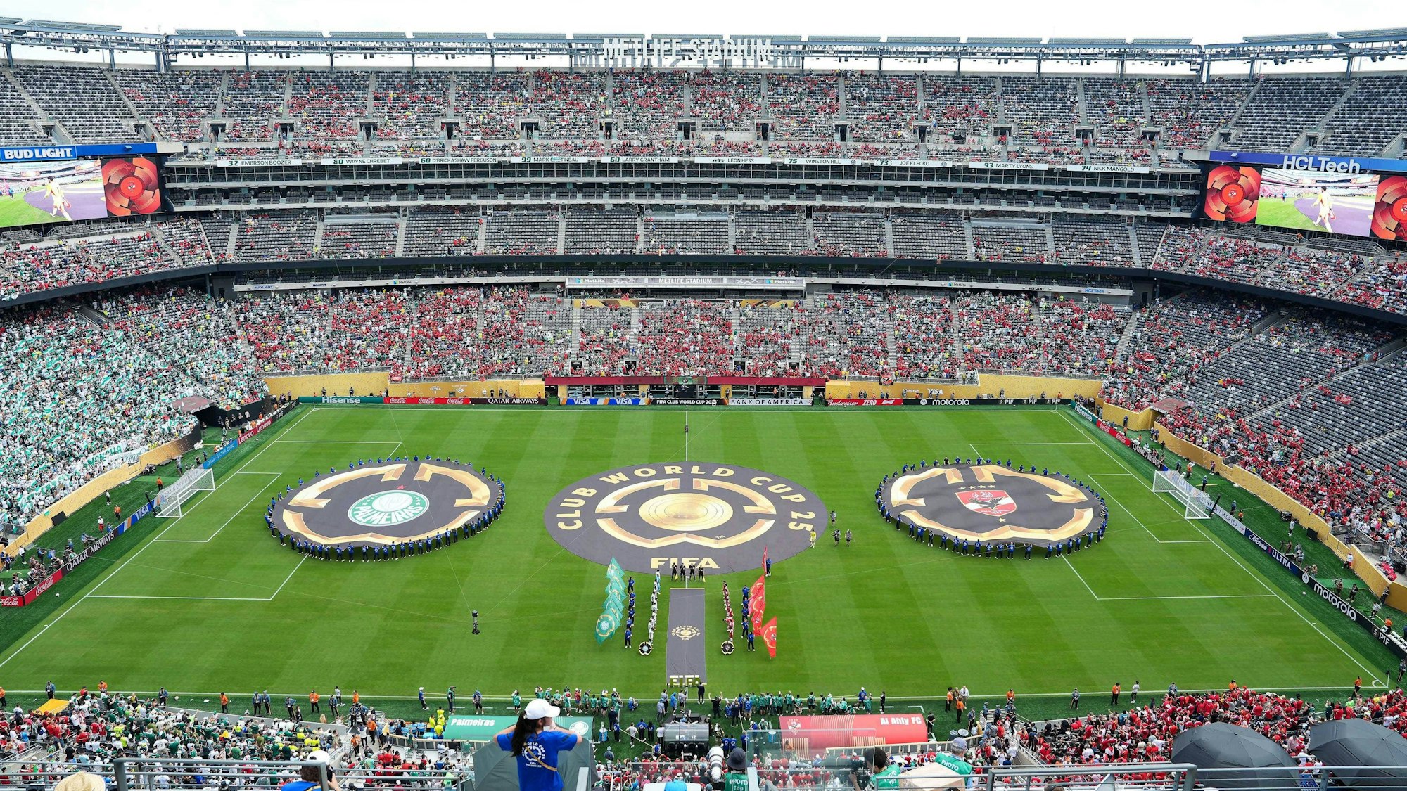Blick auf das Spielfeld im MetLife Stadium.
